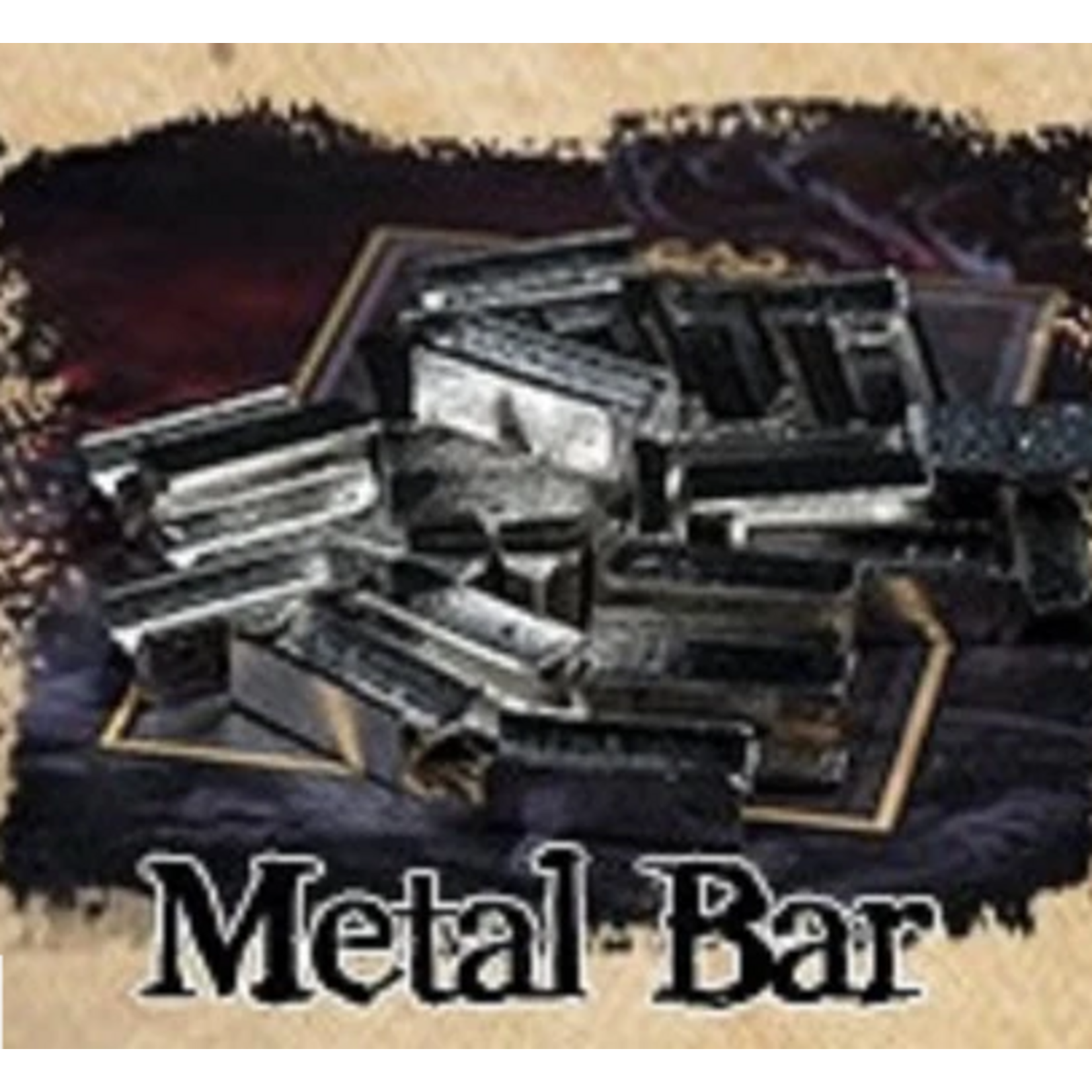 Mayday Games Board Game Upgrade: Metal Bars - Metal Alloy 10-pack Resource Tokens