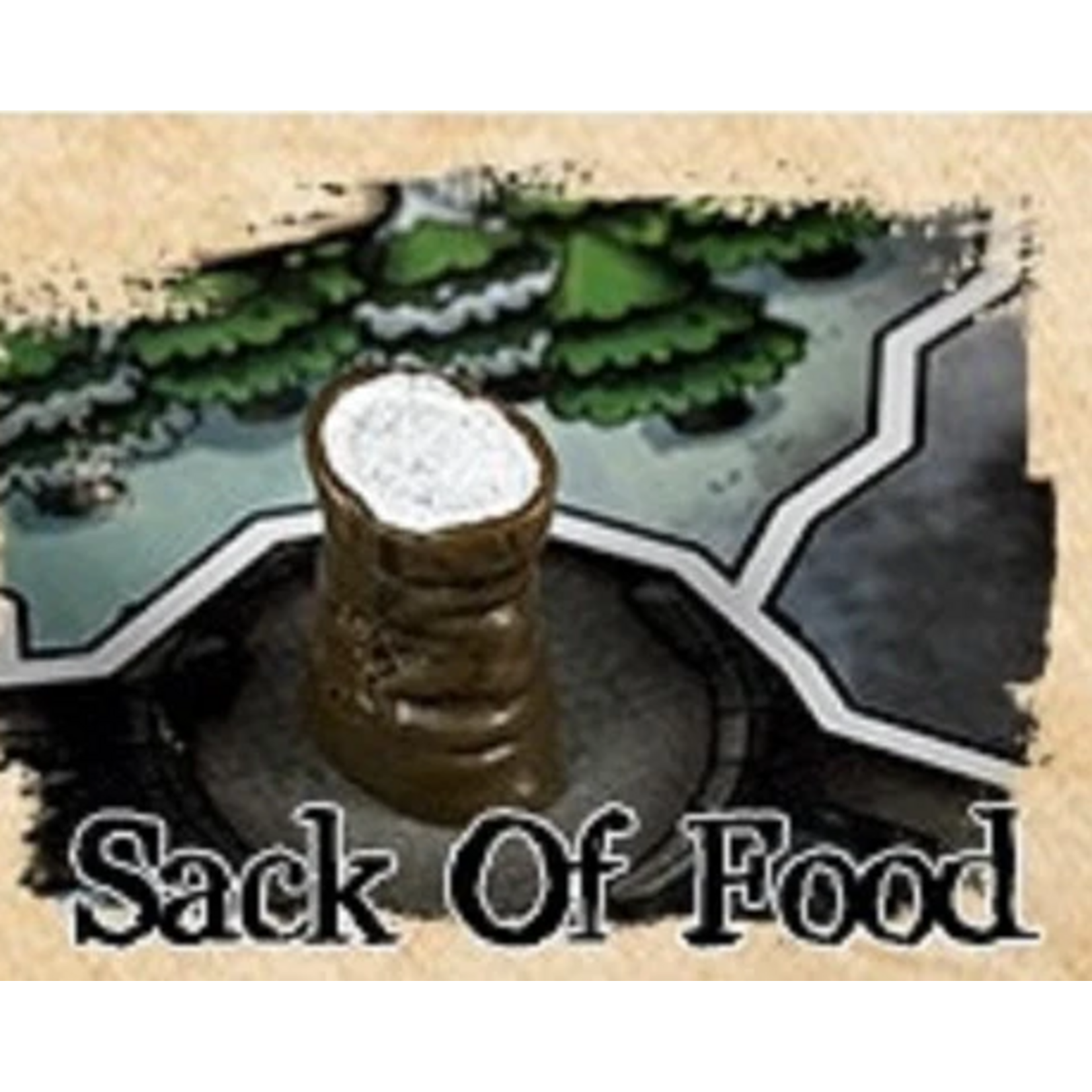 Mayday Games Board Game Upgrade: Sack of Food - Painted Resin 10-pack Resource Tokens