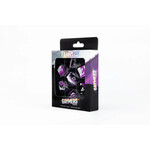 Fanroll by Metallic Dice Games Sharp Edge Silicone Rubber Dice Set: Asexual Pride