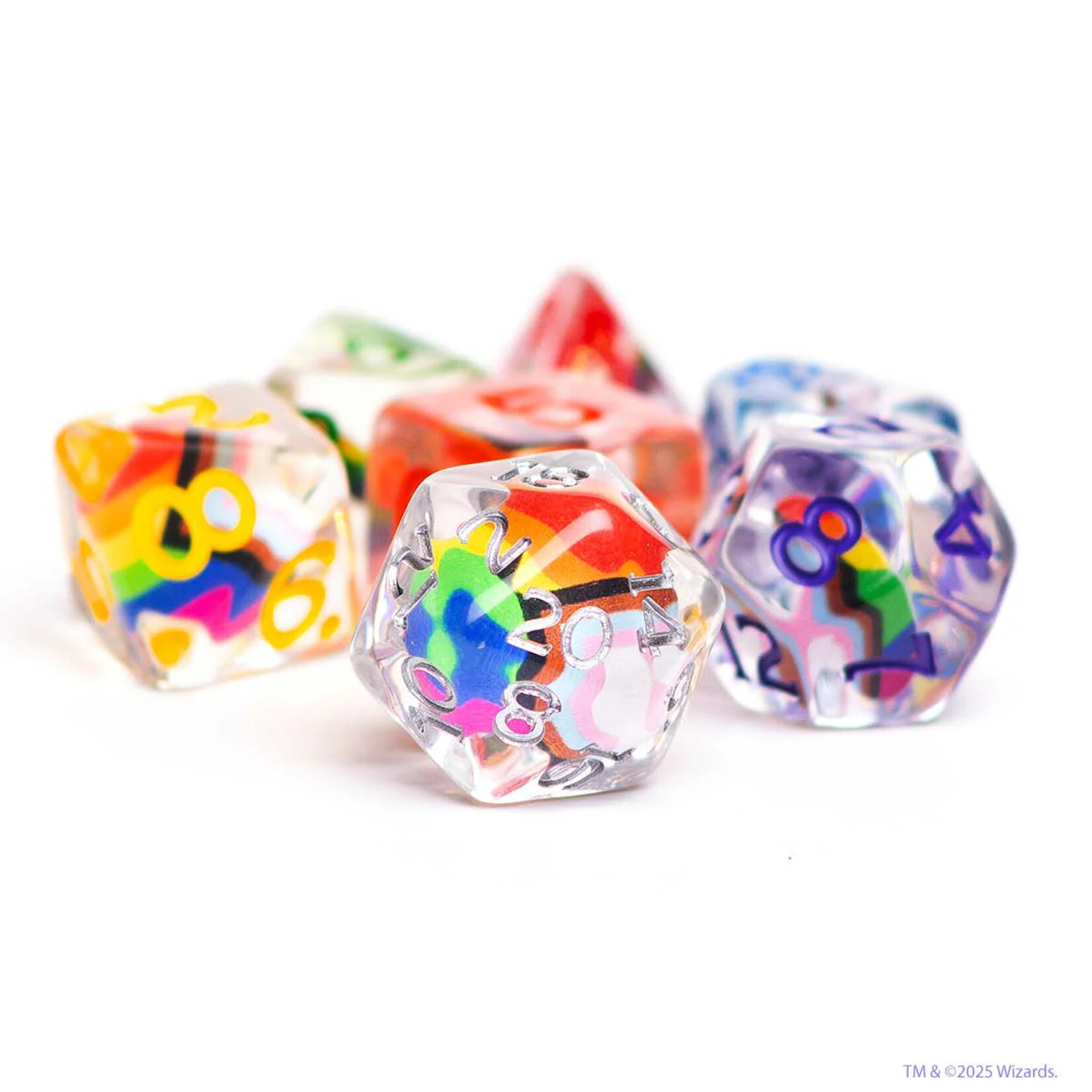 Sirius Dice D&D Progress Pride Dice Set