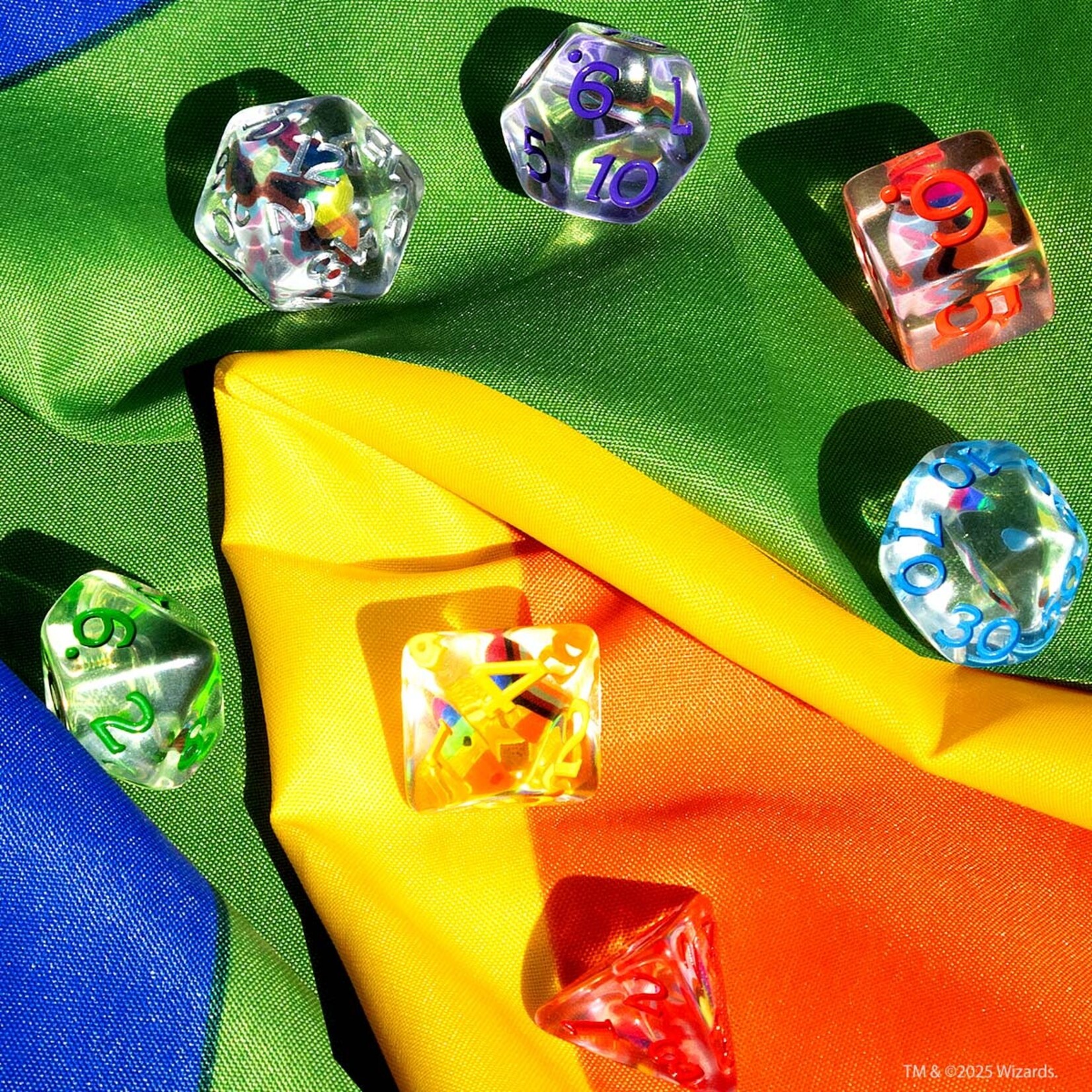 Sirius Dice D&D Progress Pride Dice Set