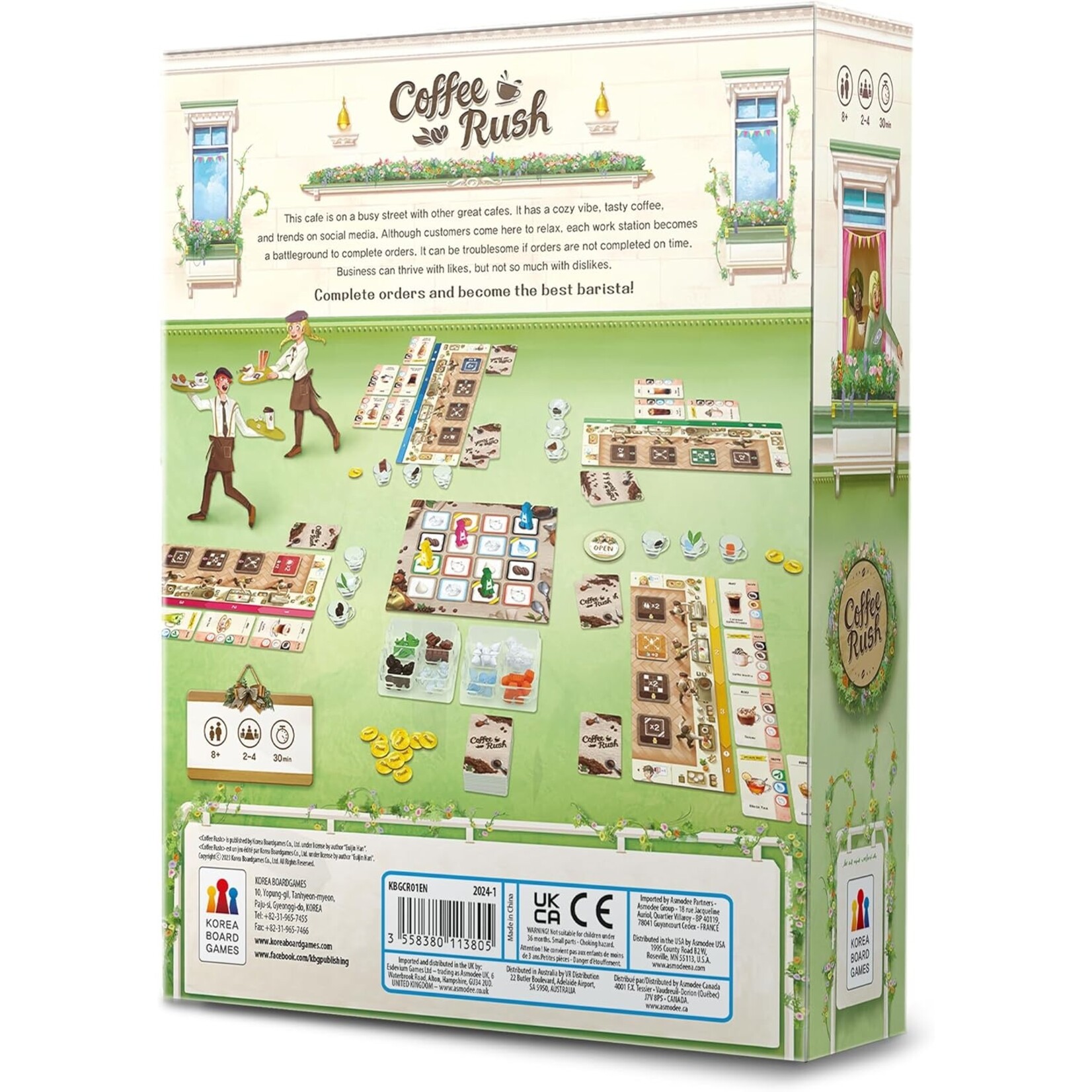 Korea Board Games Coffee Rush: The Base Game