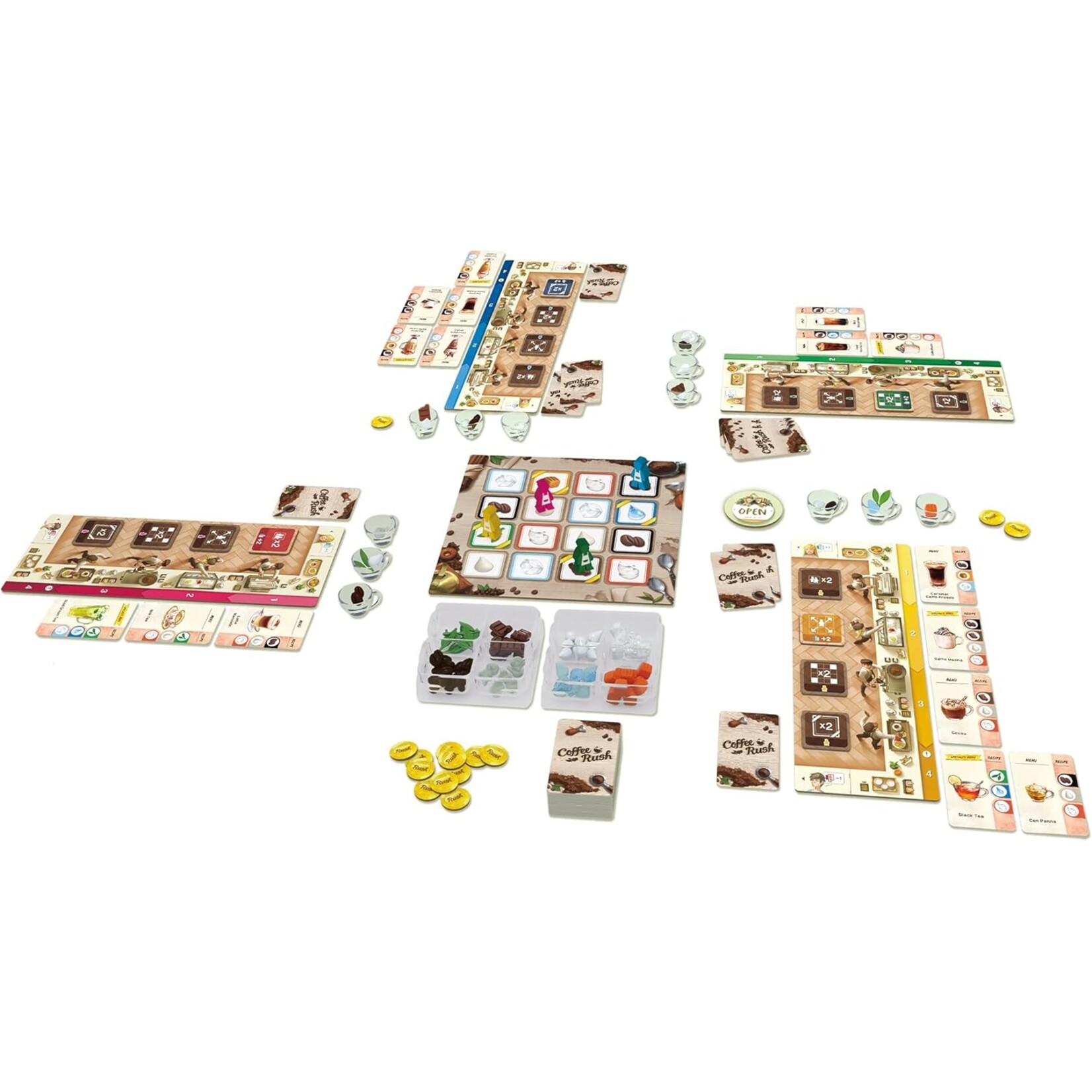 Korea Board Games Coffee Rush: The Base Game