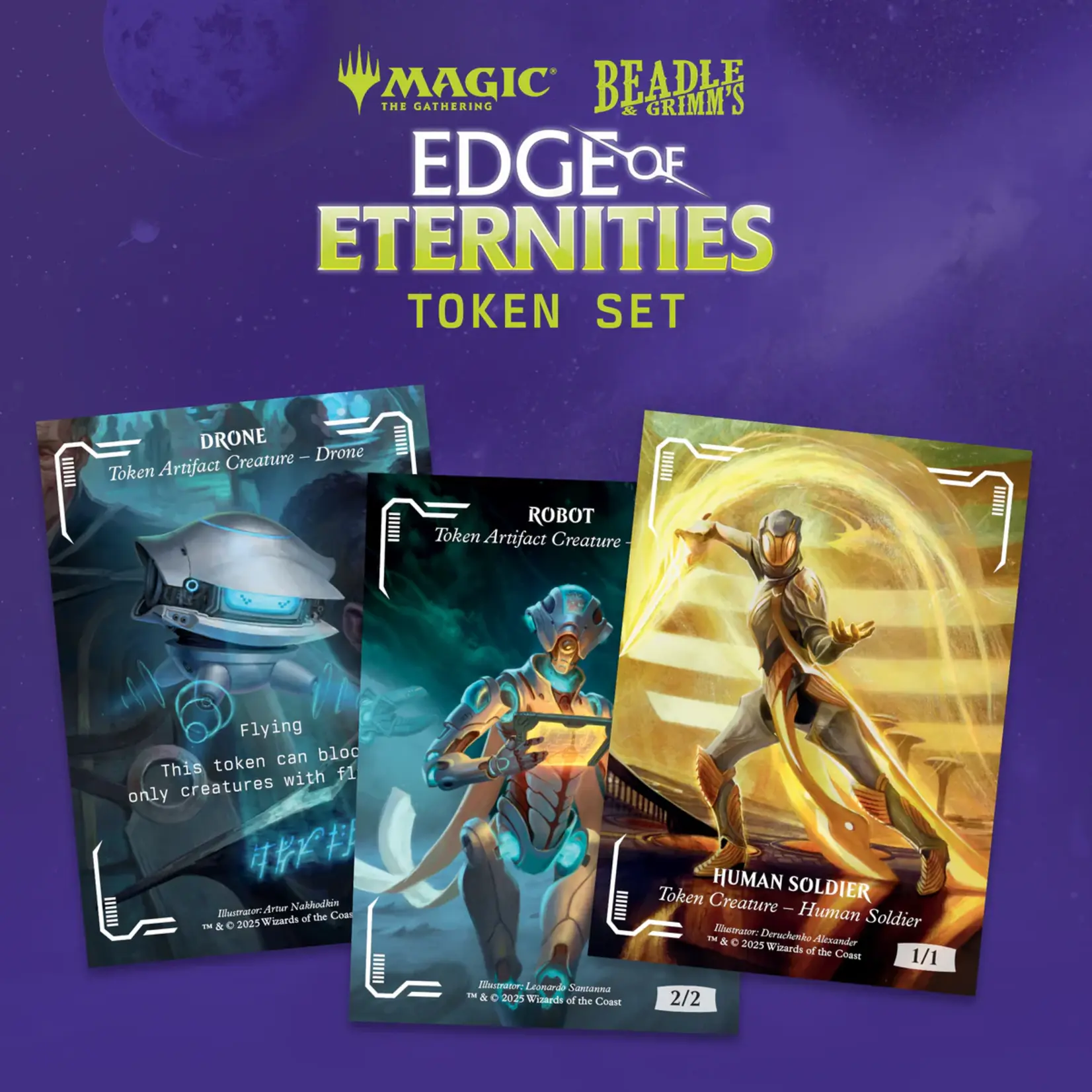 Beadle and Grimm's MtG: Edge of Eternities Token Set