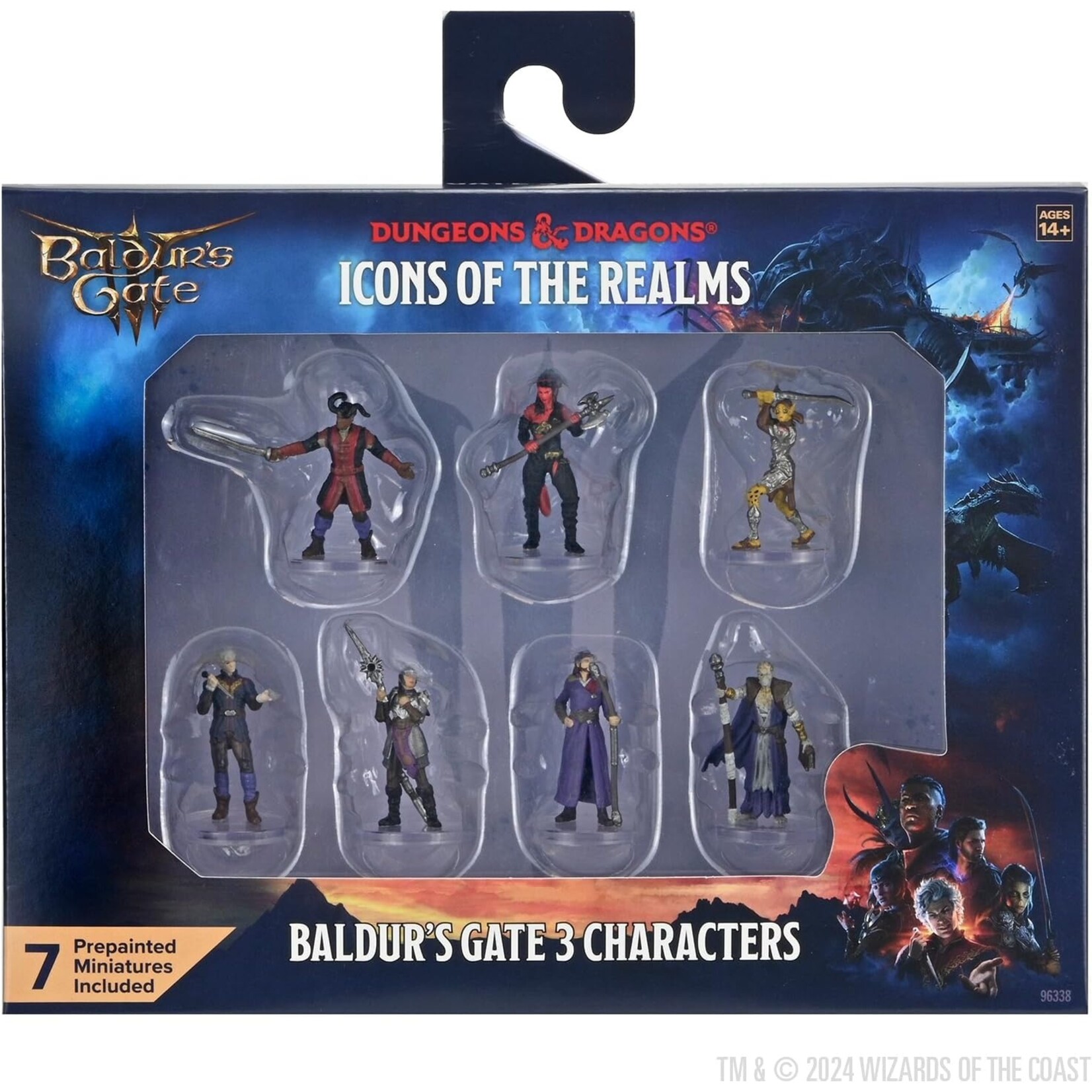 WizKids/Neca Dungeons & Dragons: Icons of the Realms - Baldur's Gate 3 Character Boxed Set