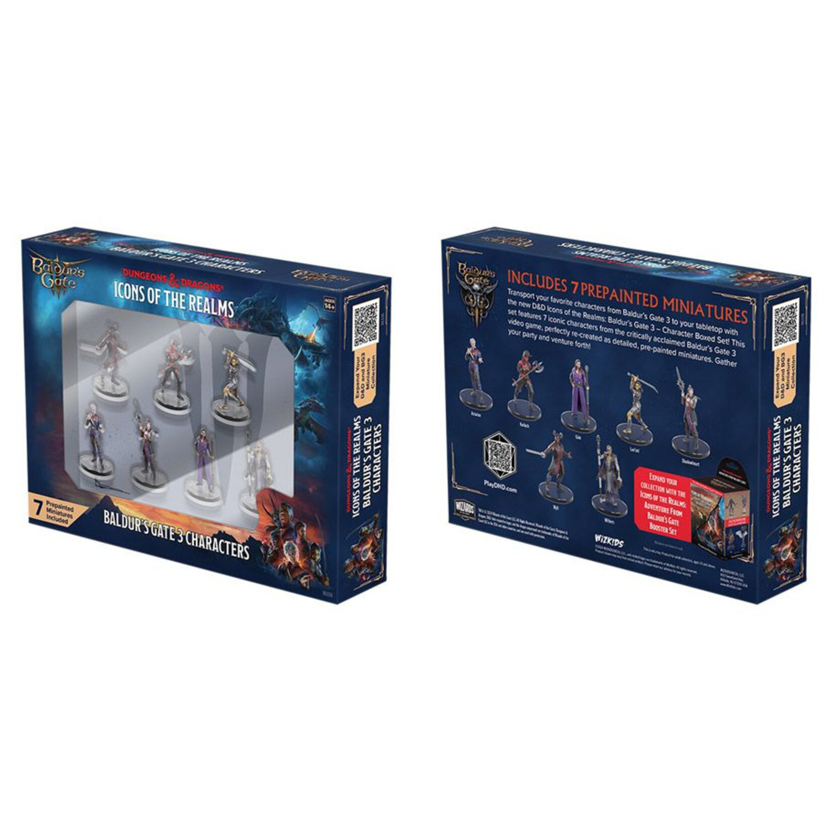 WizKids/Neca Dungeons & Dragons: Icons of the Realms - Baldur's Gate 3 Character Boxed Set