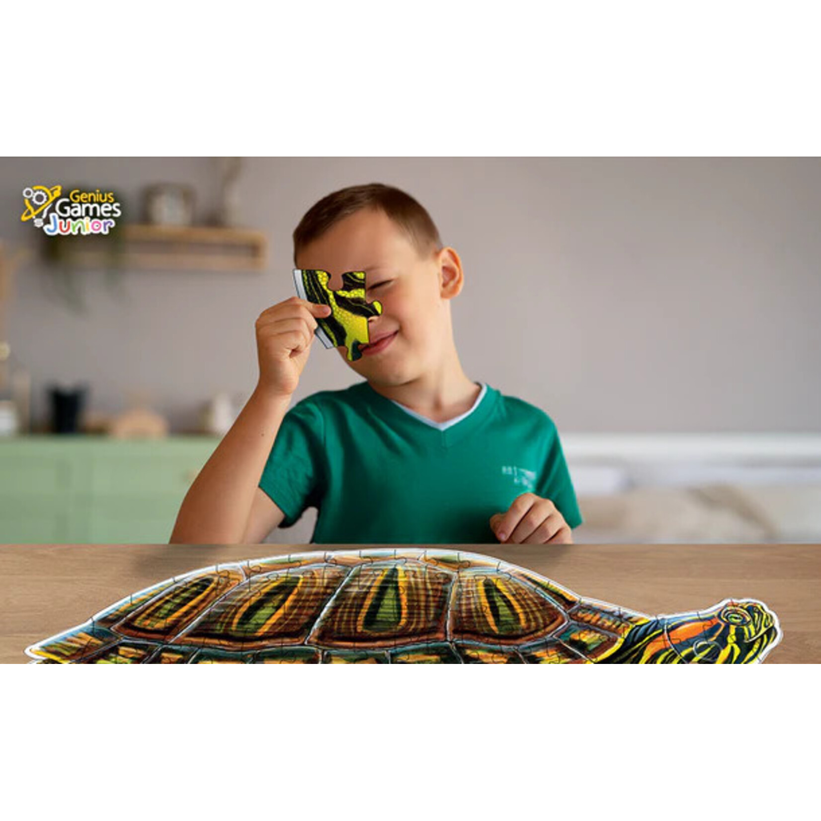 Genius Games Puzzle: Turn N Learn: Turtle 100pc
