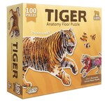 Genius Games Puzzle: Animal Anatomy: Floor Puzzle: Tiger 100pc