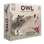 Genius Games Puzzle: Animal Anatomy: Floor Puzzle: Owl 100pc