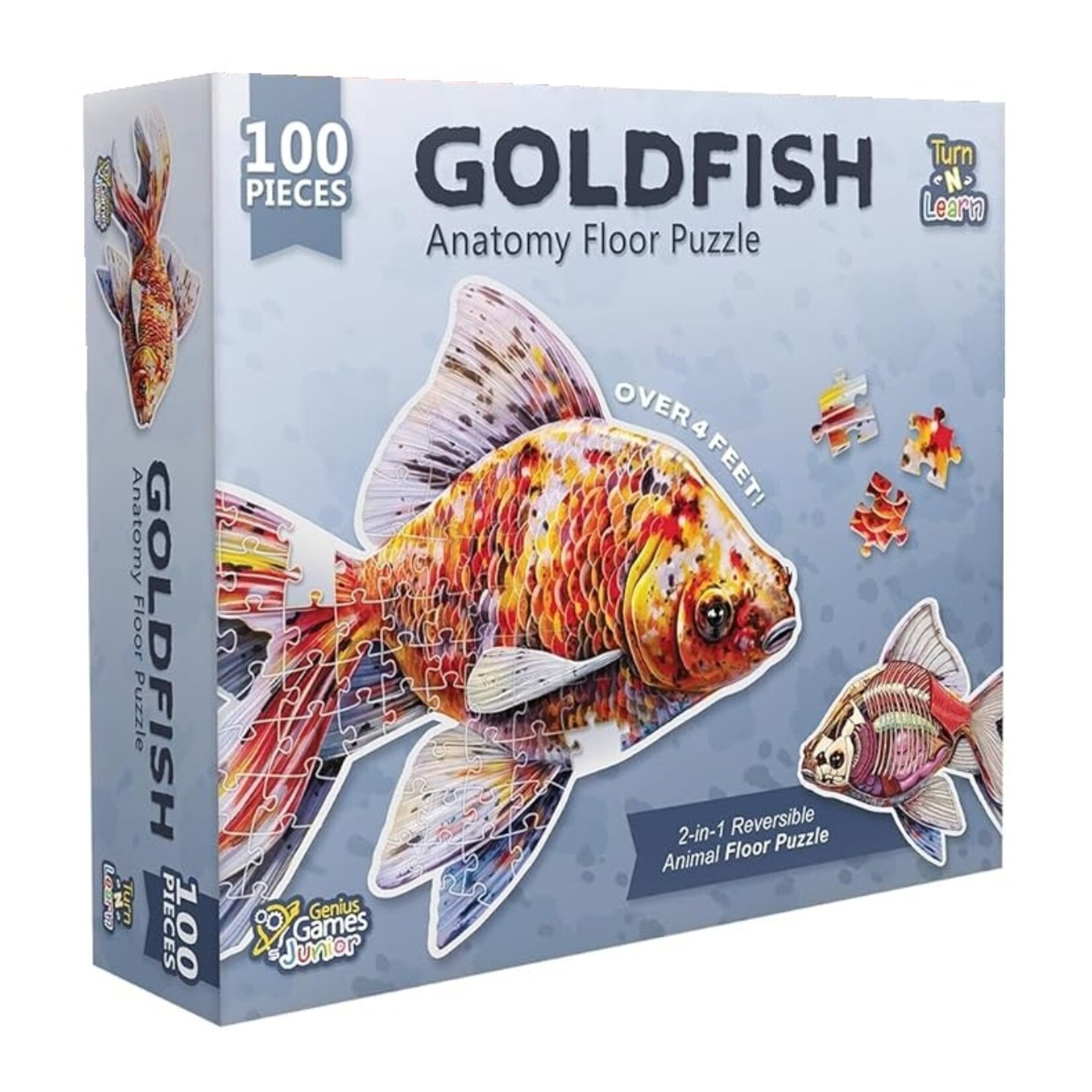 Genius Games Puzzle: Turn N Learn: Goldfish 100pc