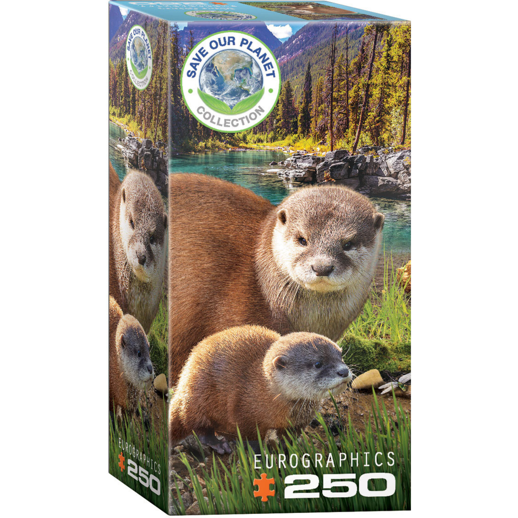 EuroGraphics Puzzles Otters 250pc