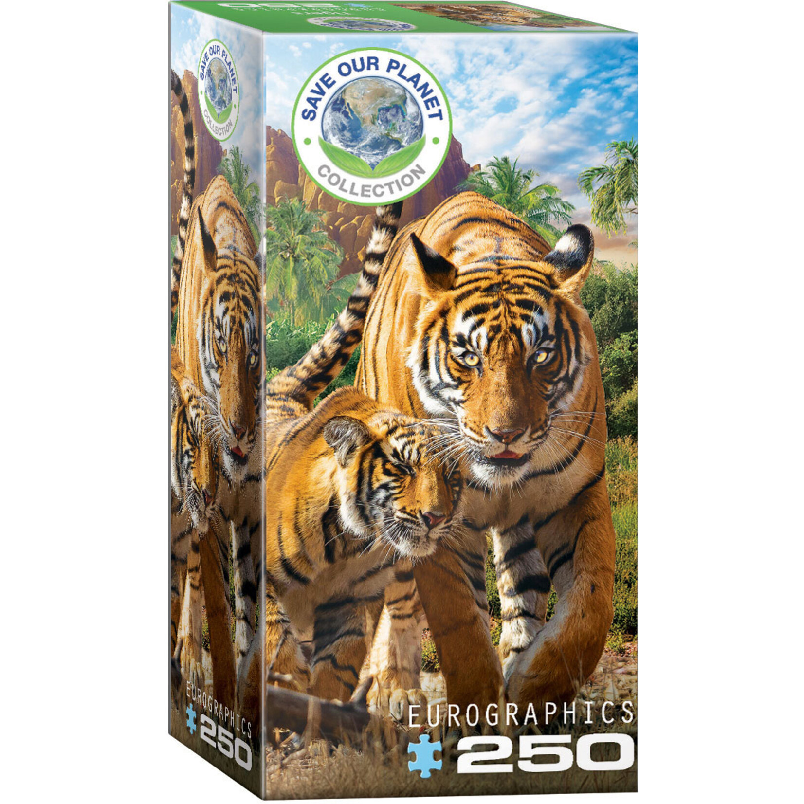 EuroGraphics Puzzles Tigers 250pc