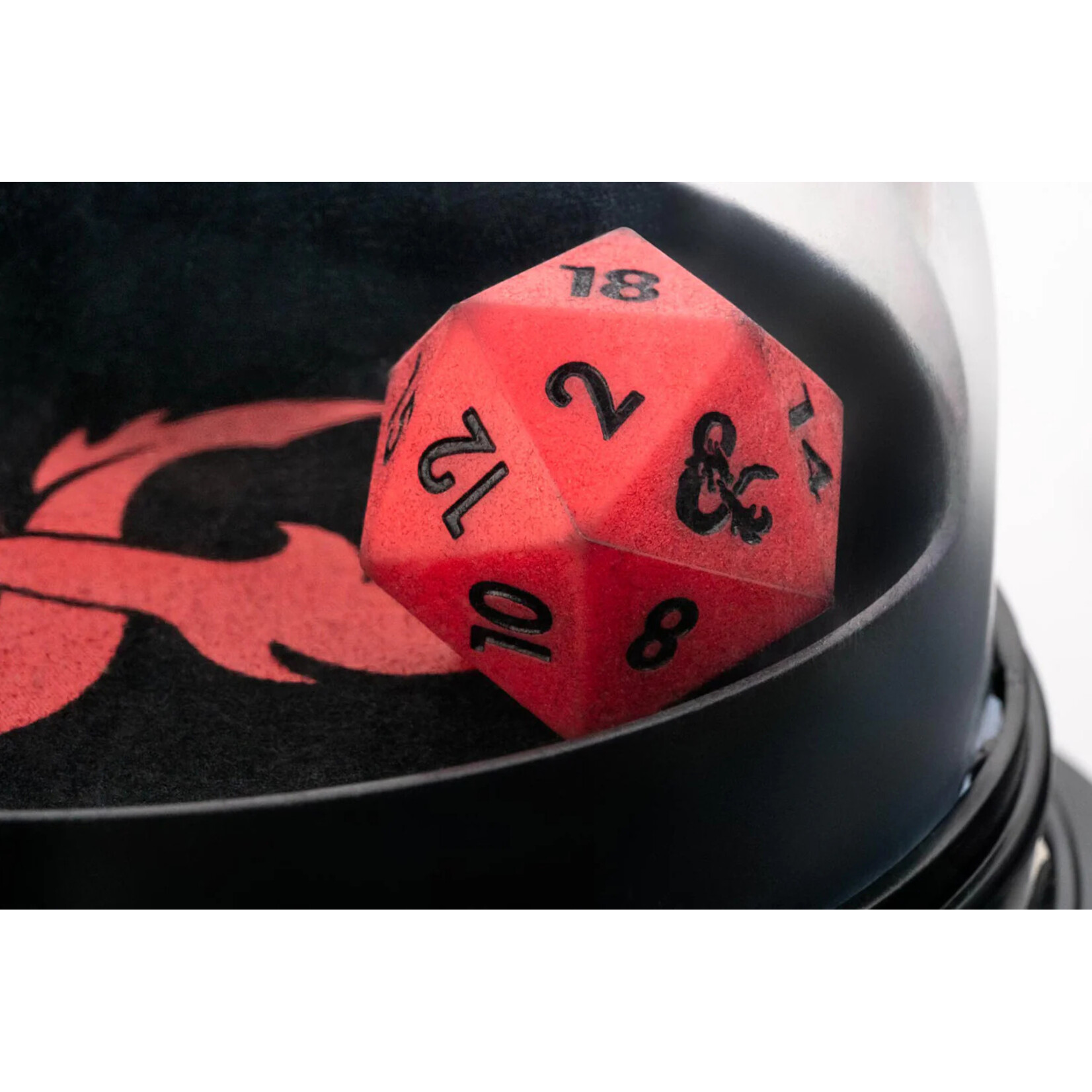 Fanroll by Metallic Dice Games Dungeons & Dragons Orb of Possibility Dice Roller with Silicone d20