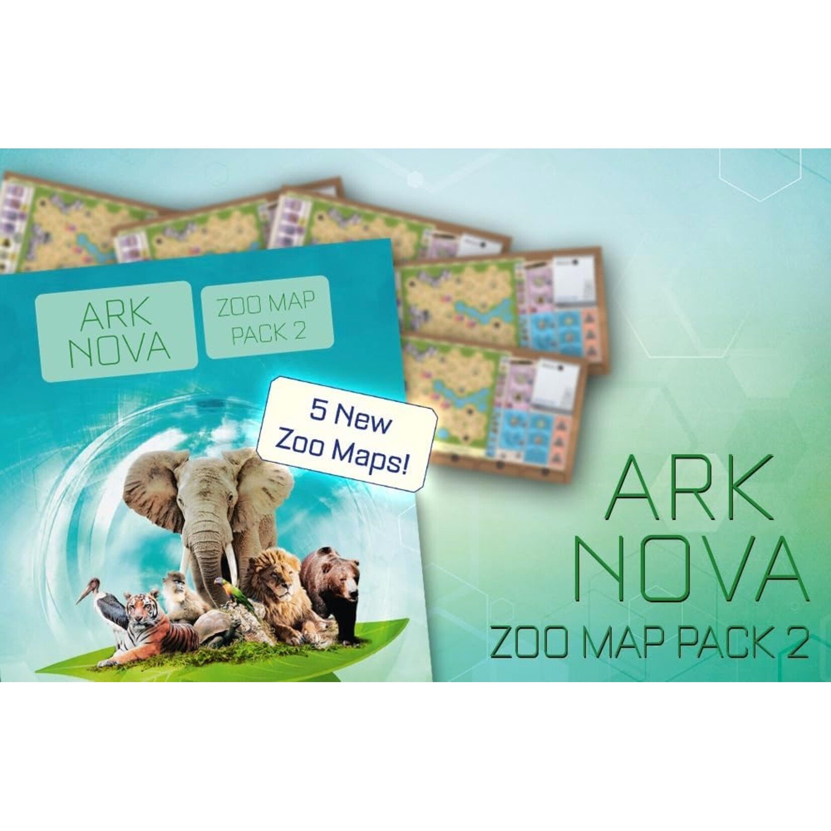 Capstone Games Ark Nova: Zoo Map Pack 2 Expansion