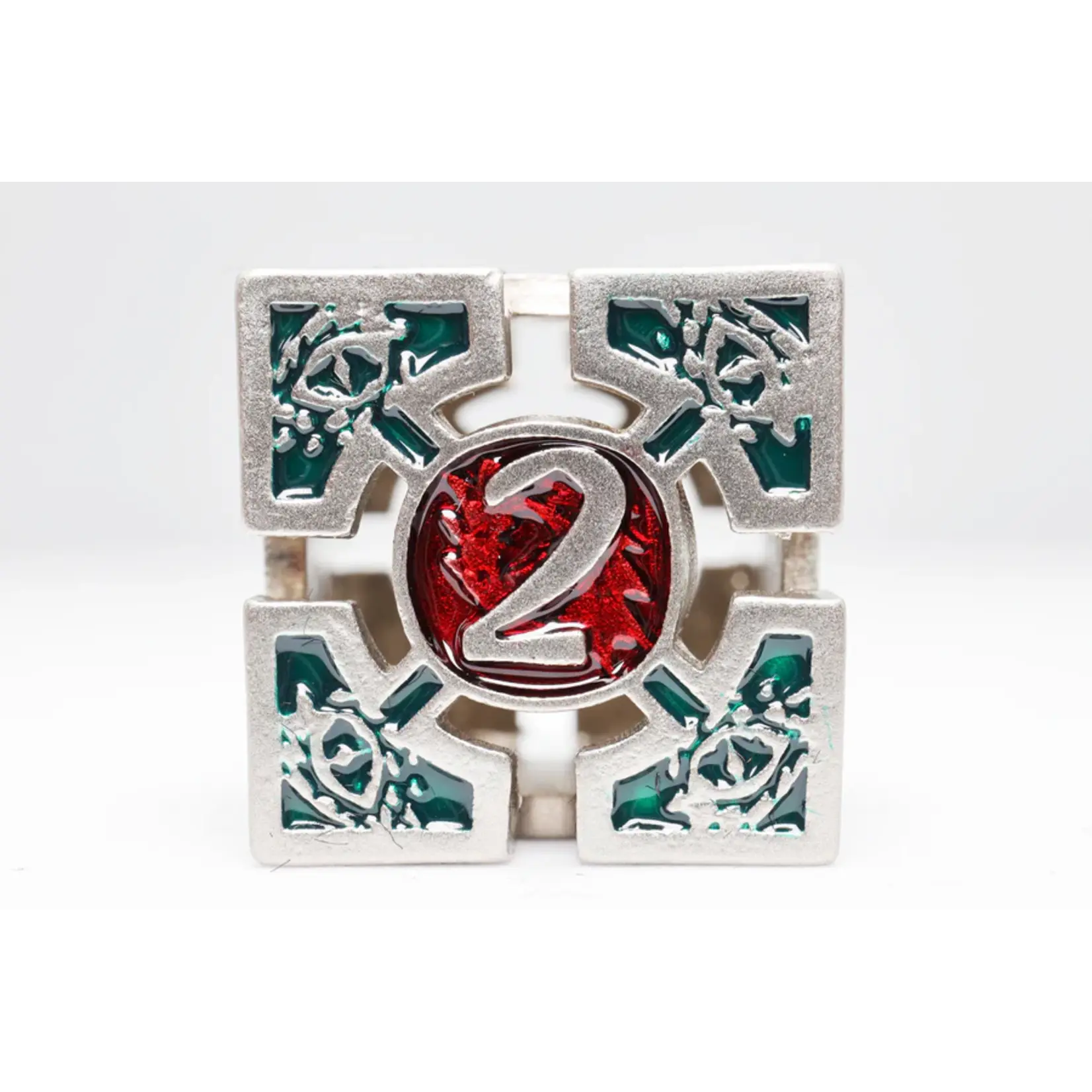 Foam Brain Games Oculus: Bewildered - Metal RPG Dice Set w/custom tin