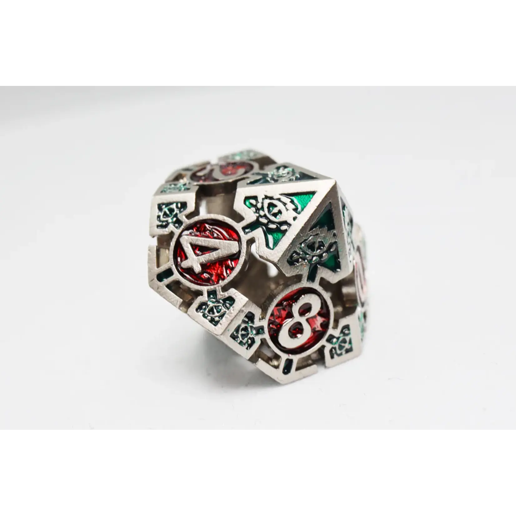 Foam Brain Games Oculus: Bewildered - Metal RPG Dice Set w/custom tin