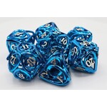 Foam Brain Games Hollow Hearts: Blue - Metal RPG Dice Set