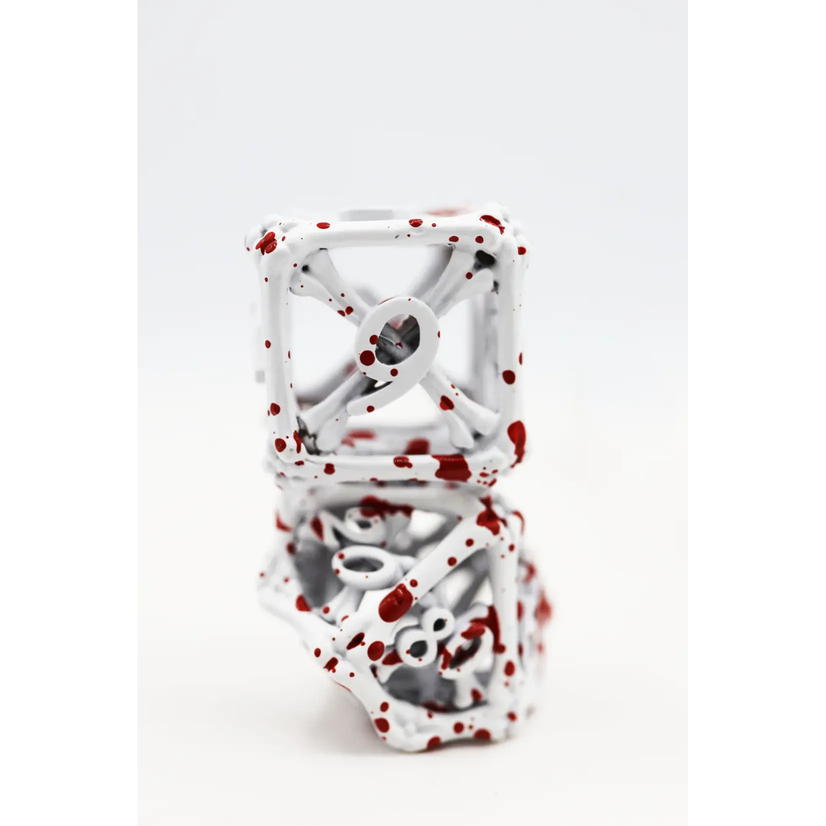 Foam Brain Games Blood Bones - Metal RPG Dice Set