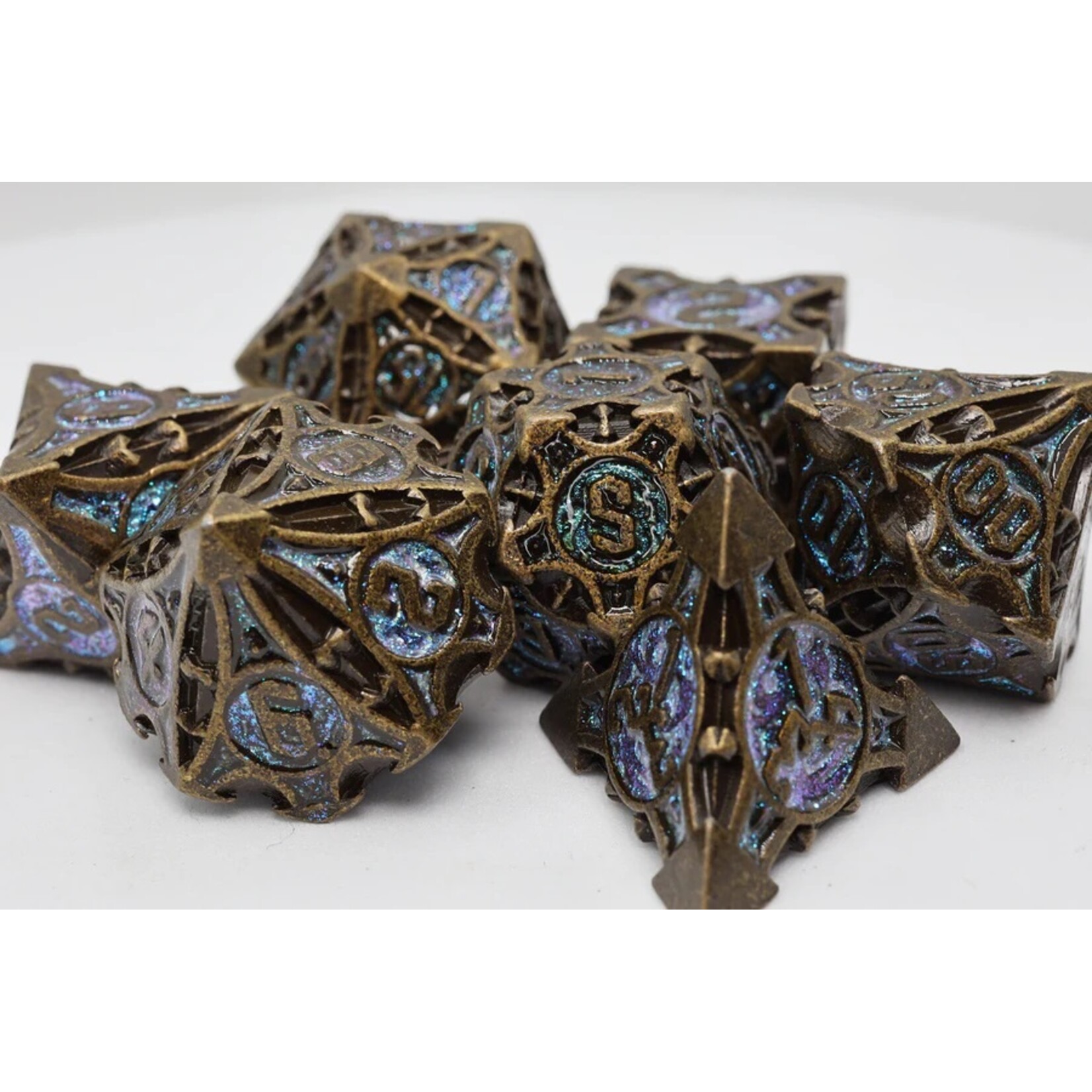 Foam Brain Games Quiver of Arrows: Night Sky Arrow - Metal RPG Dice Set