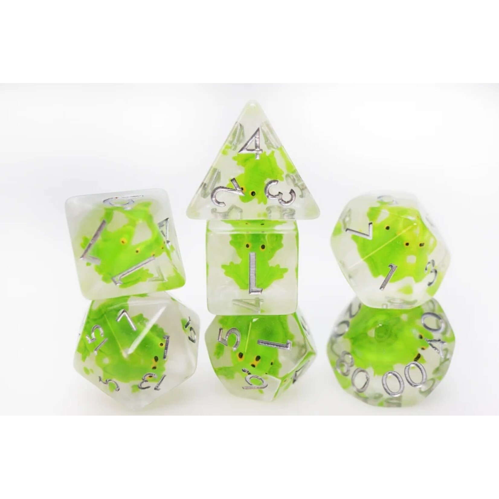 Foam Brain Games Frozen Frog RPG Dice 7-Set