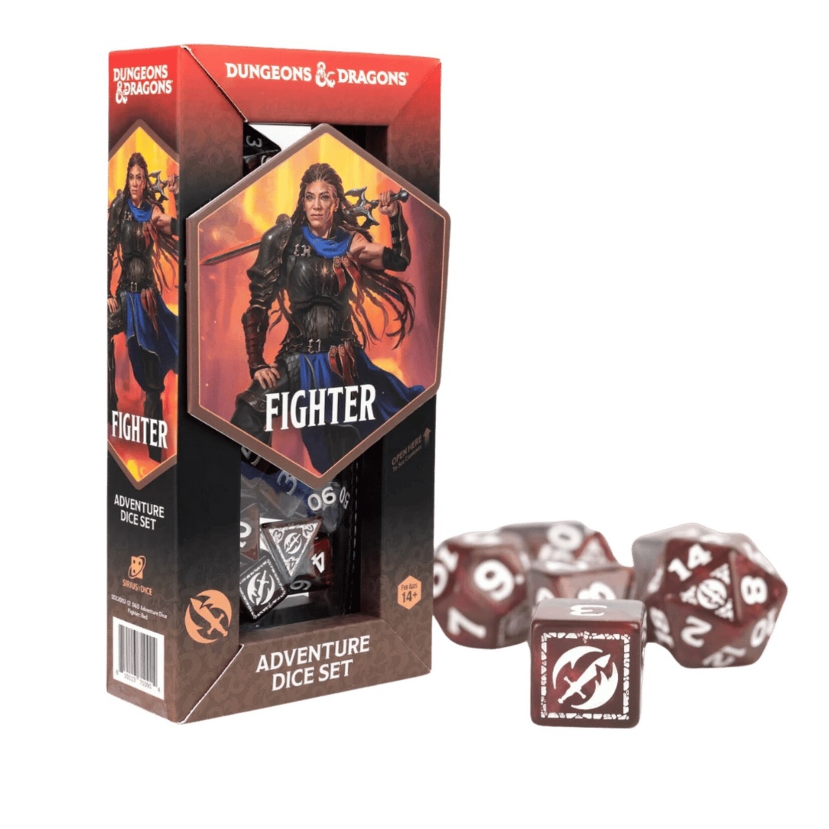 Sirius Dice 200212B D&D Adventure Dice: Fighter (Refresh)