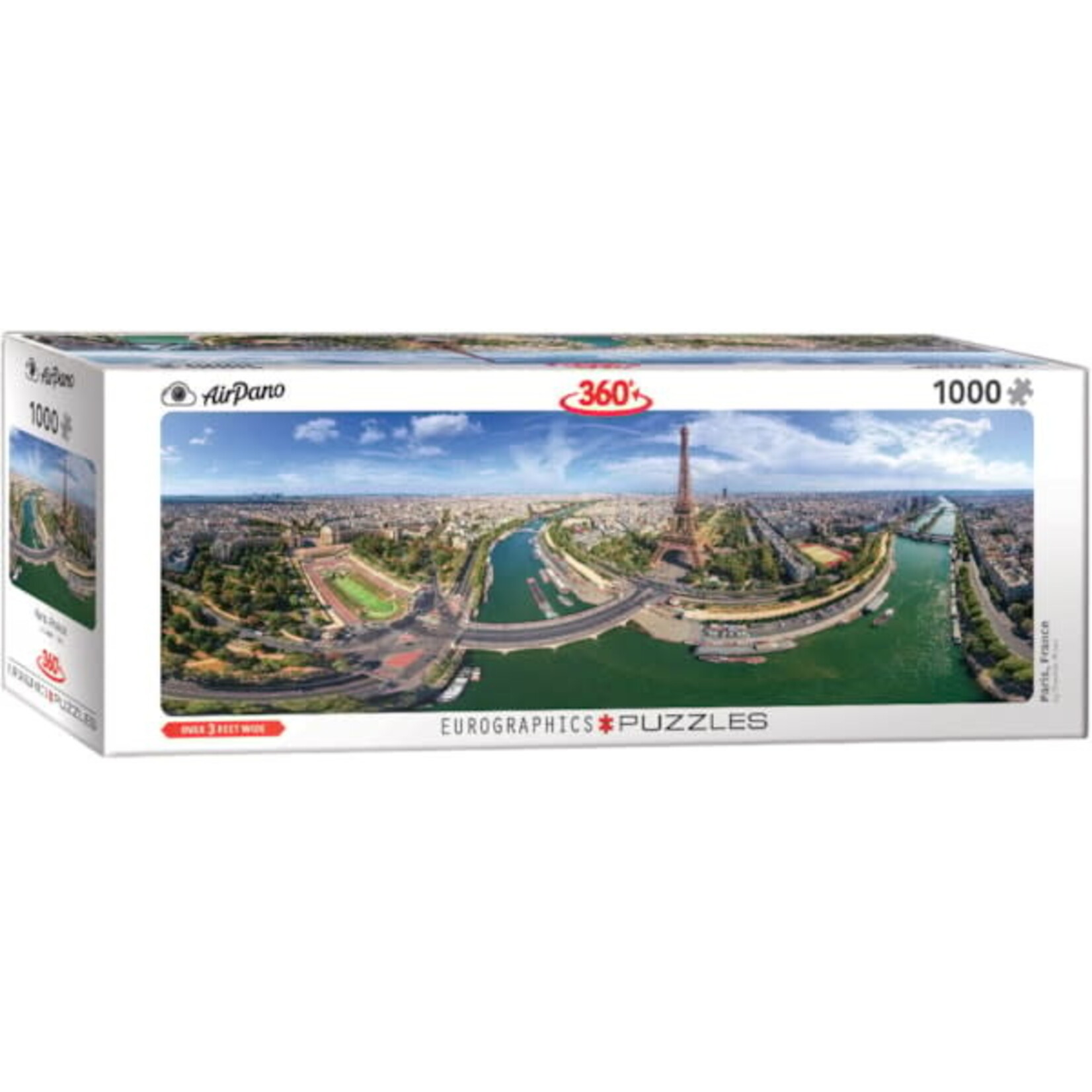 EuroGraphics Puzzles Paris, France Panoramic 1000pc
