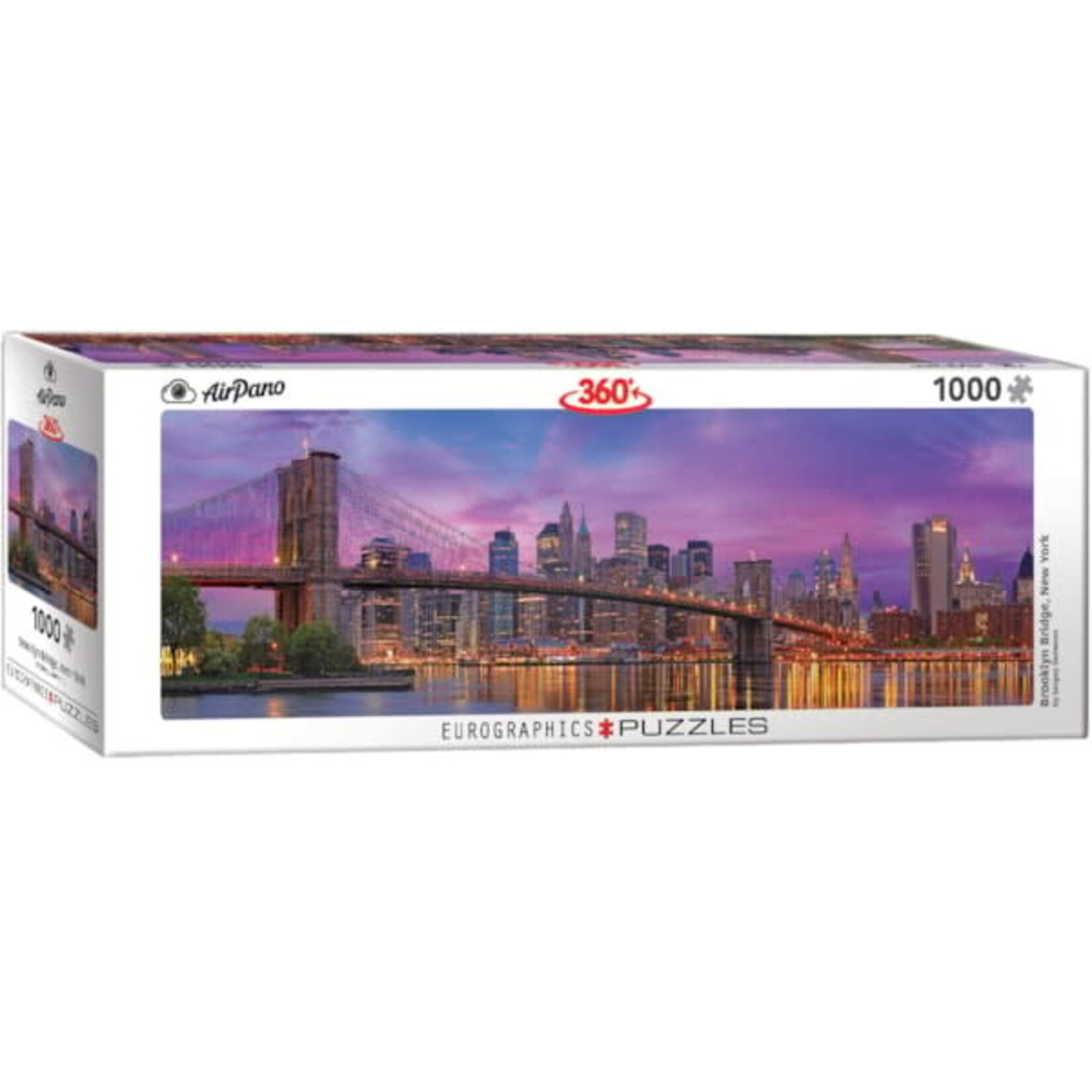 EuroGraphics Puzzles Brooklyn Bridge New York Panoramic 1000pc