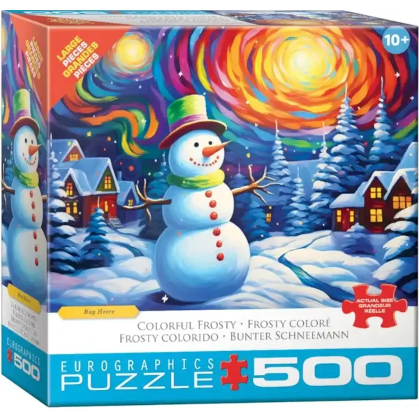 EuroGraphics Puzzles Colorful Frosty 500pc
