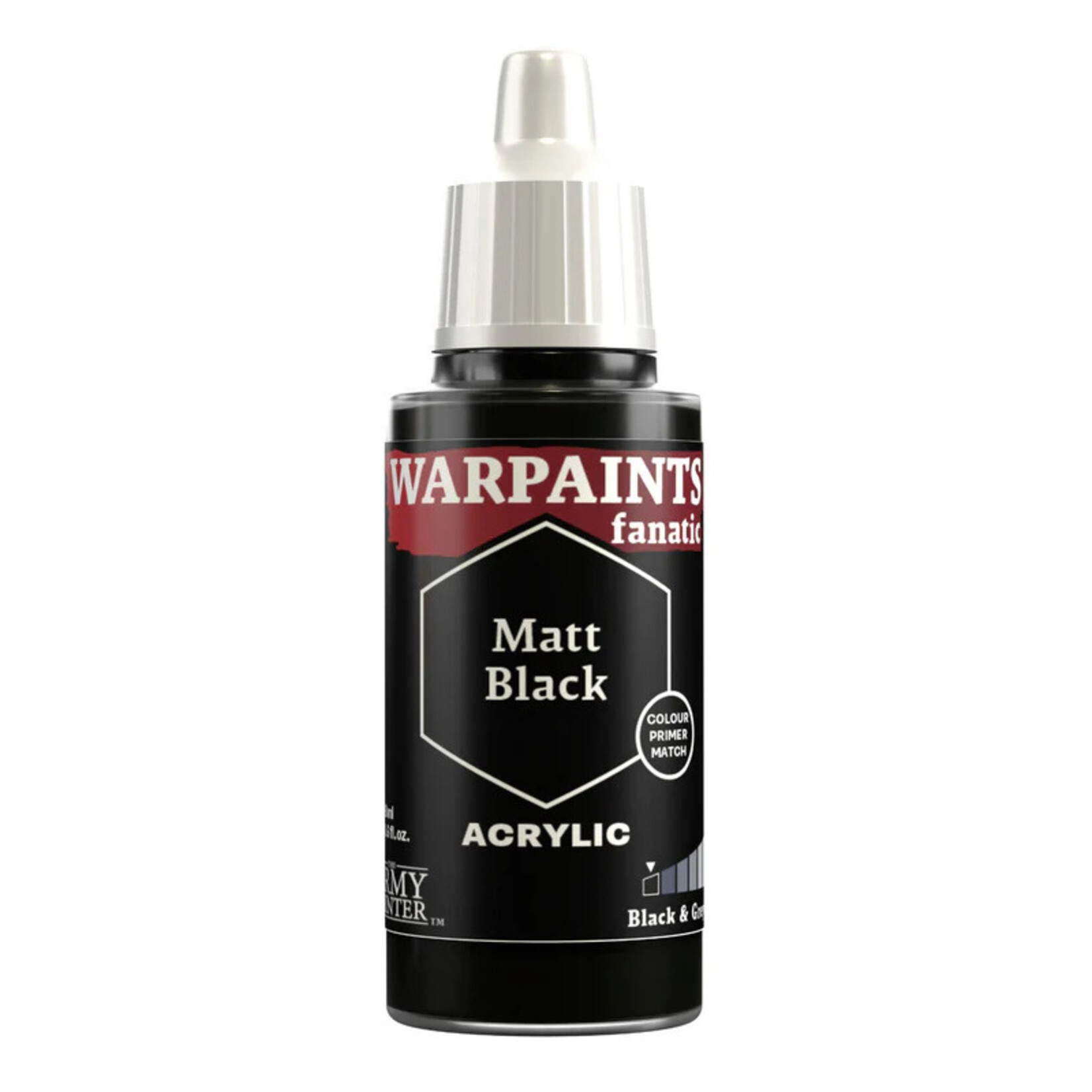 The Army Painter Warpaints Fanatic: Matte Black 18ml