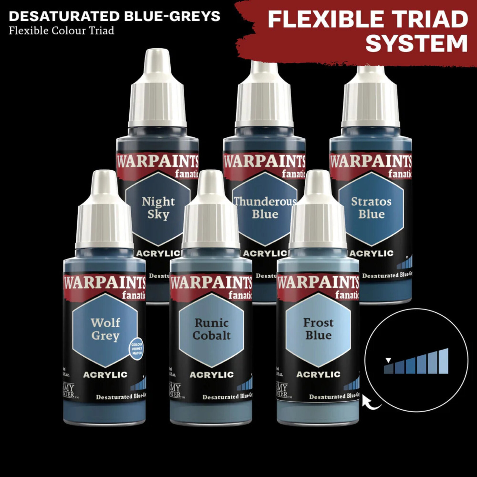 The Army Painter Warpaints Fanatic: Wolf Grey 18ml