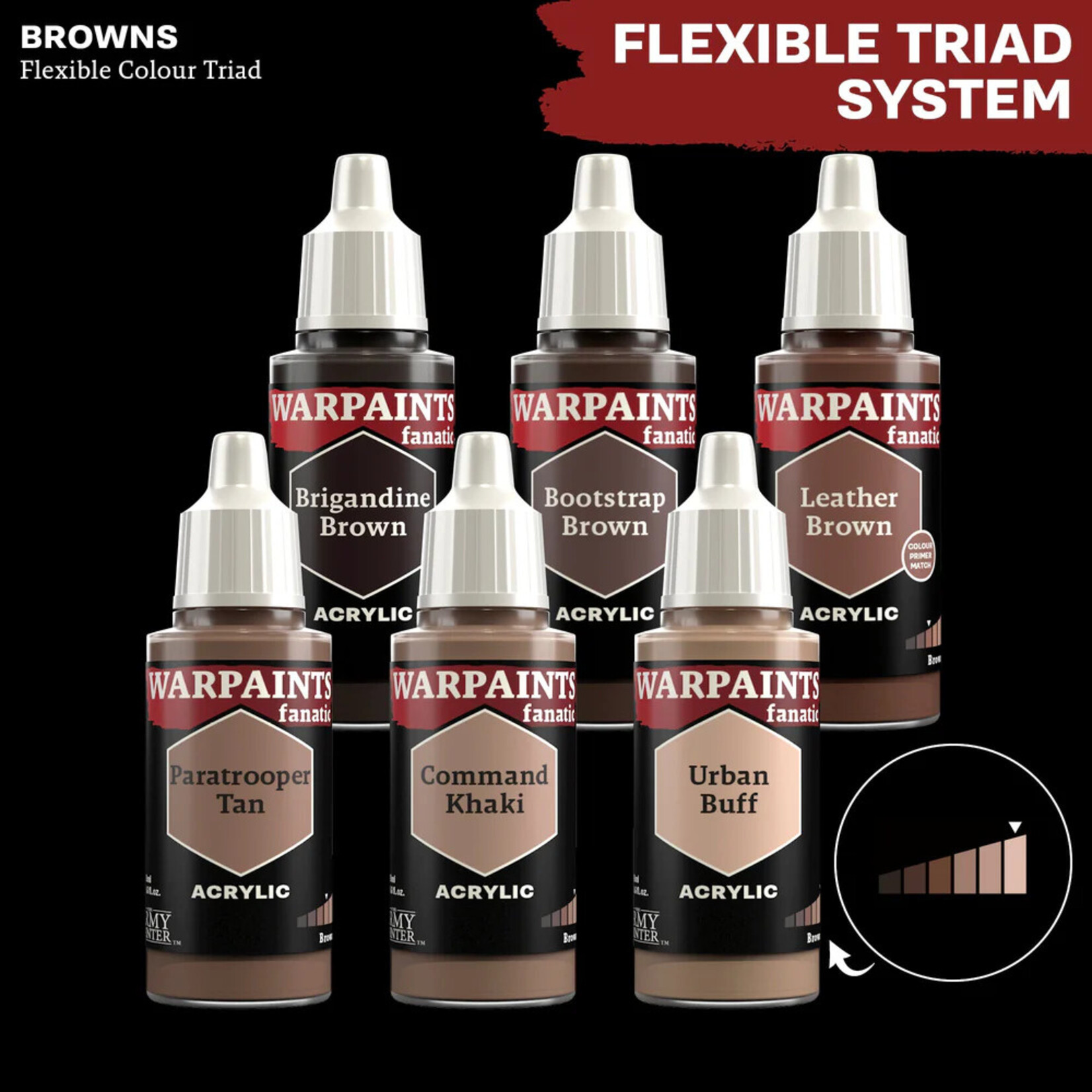 The Army Painter Warpaints Fanatic: Bootstrap Brown 18ml