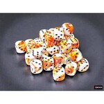 Chessex 12mm Brushed Dice: Sunrise with Black D6 36-Set