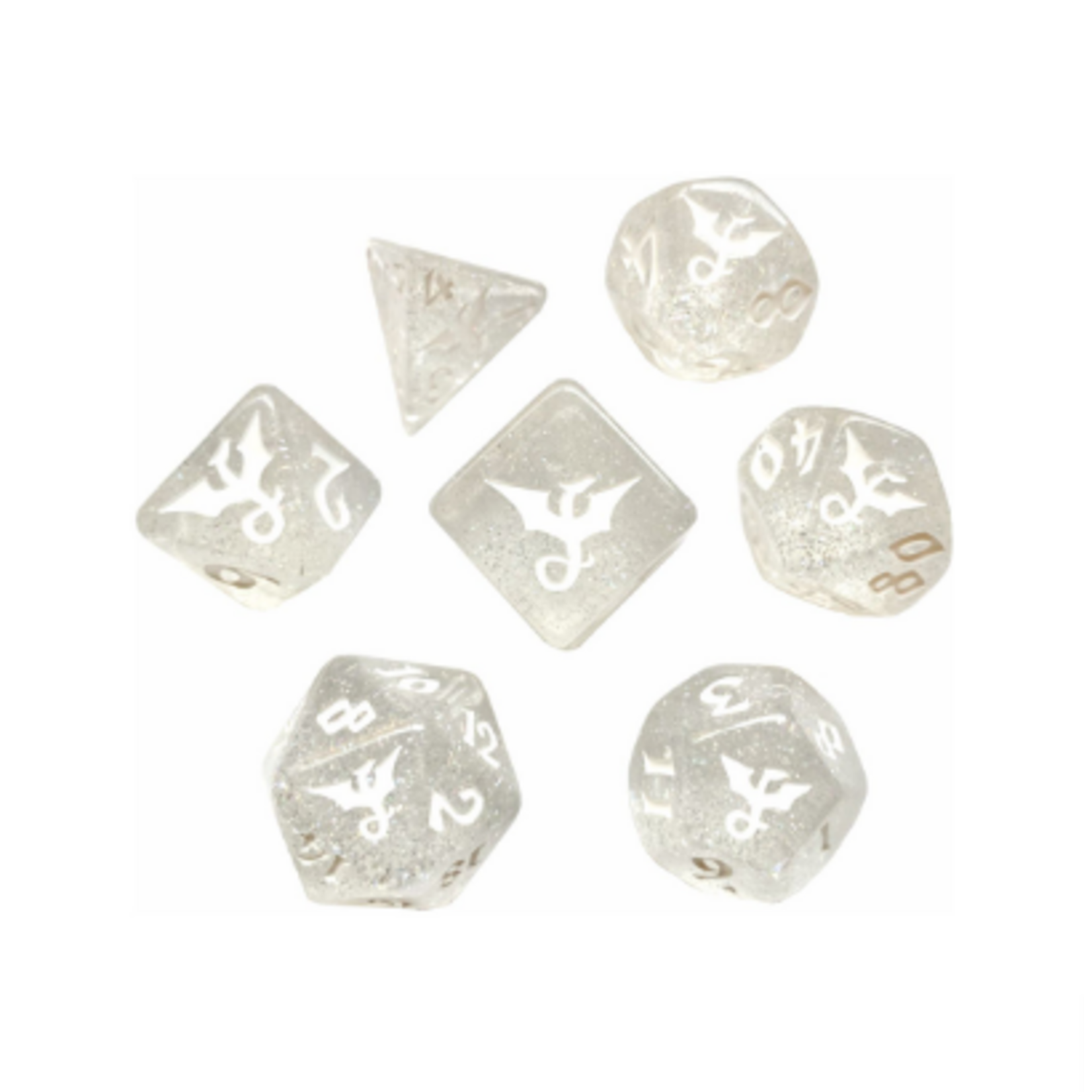 Black Oak Workshop 7-Set Glitter: Dragon: Silverclaw