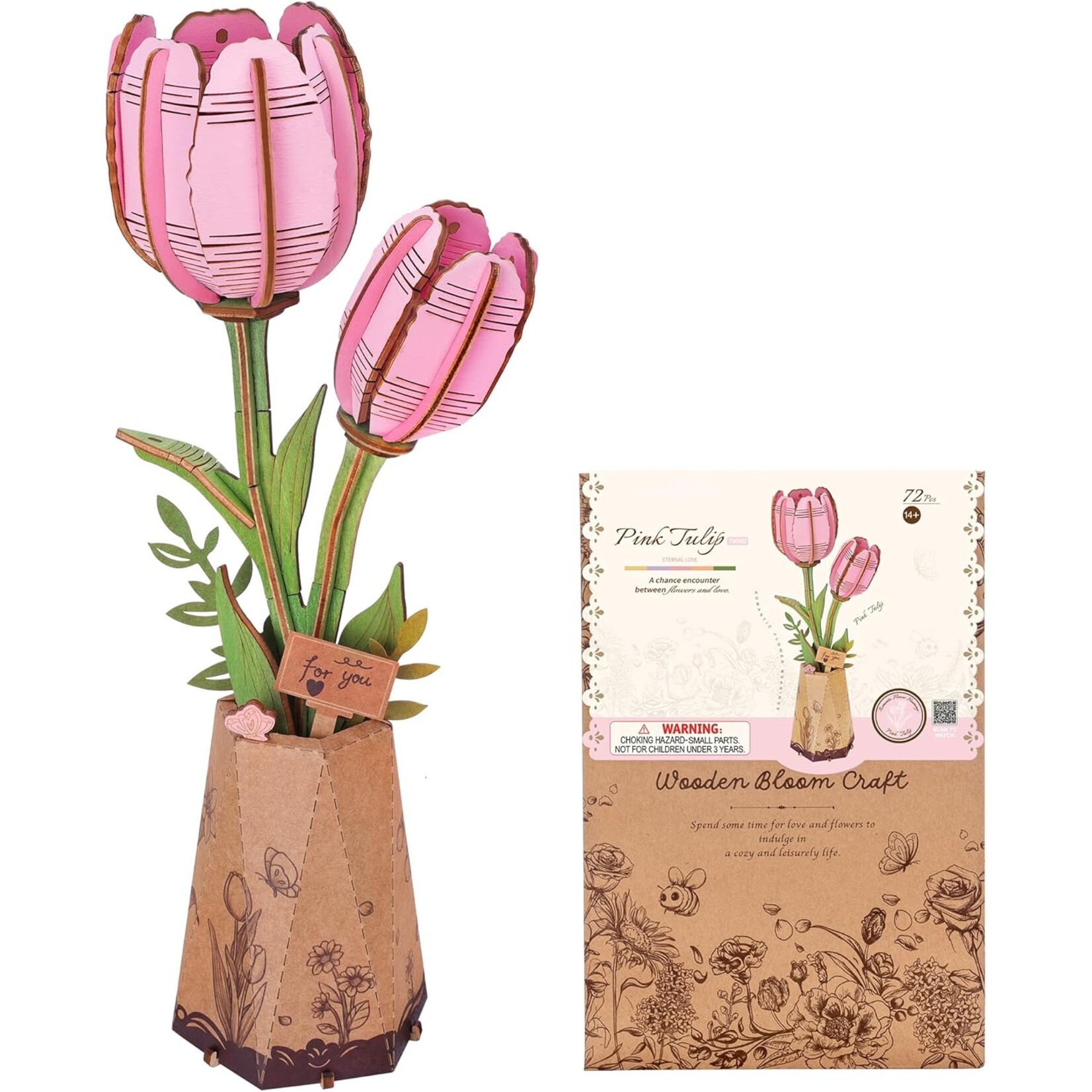 Robotime Pink Tulip
