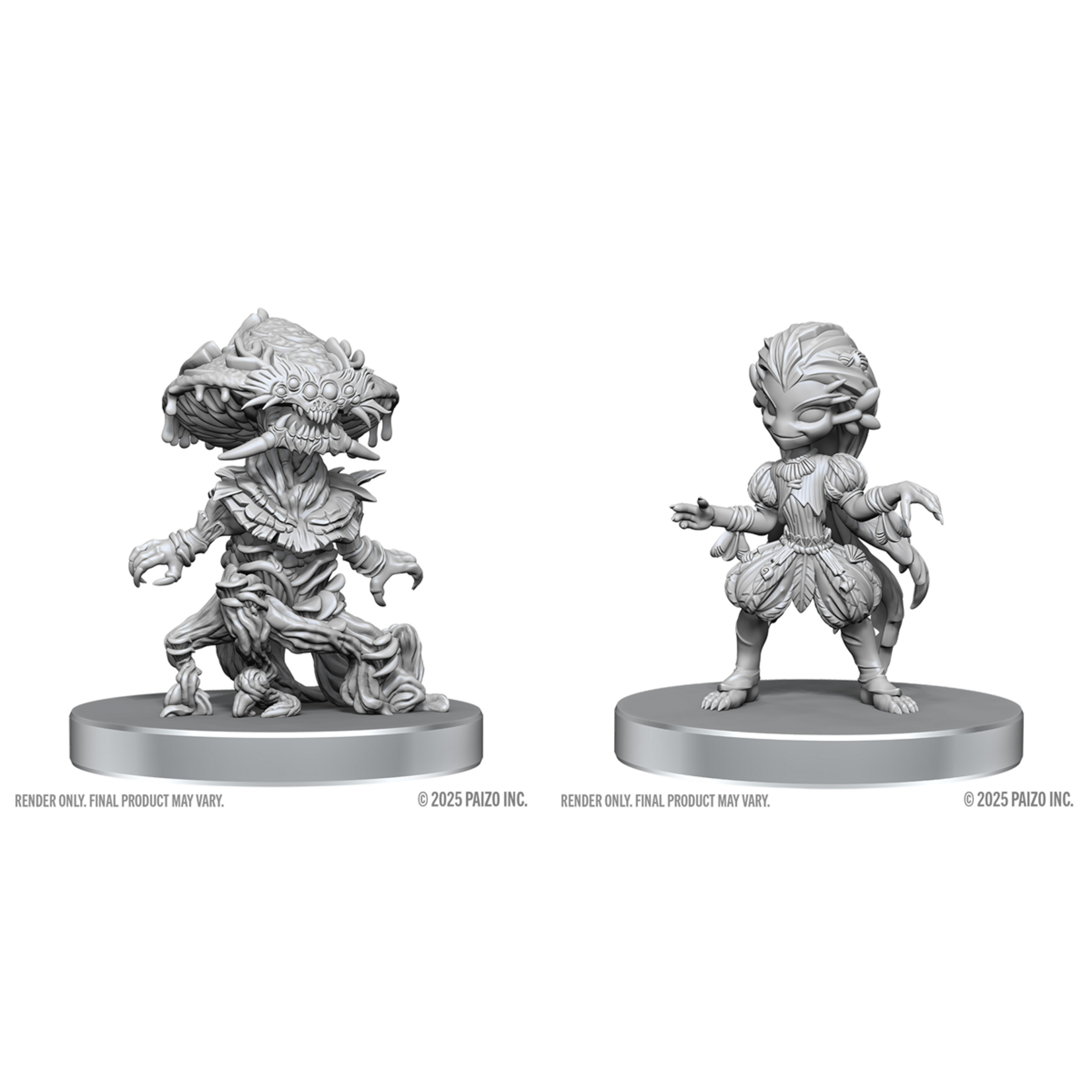 WizKids/Neca 90820 Deep Cuts Fungus Leshy and Seaweed Leshy