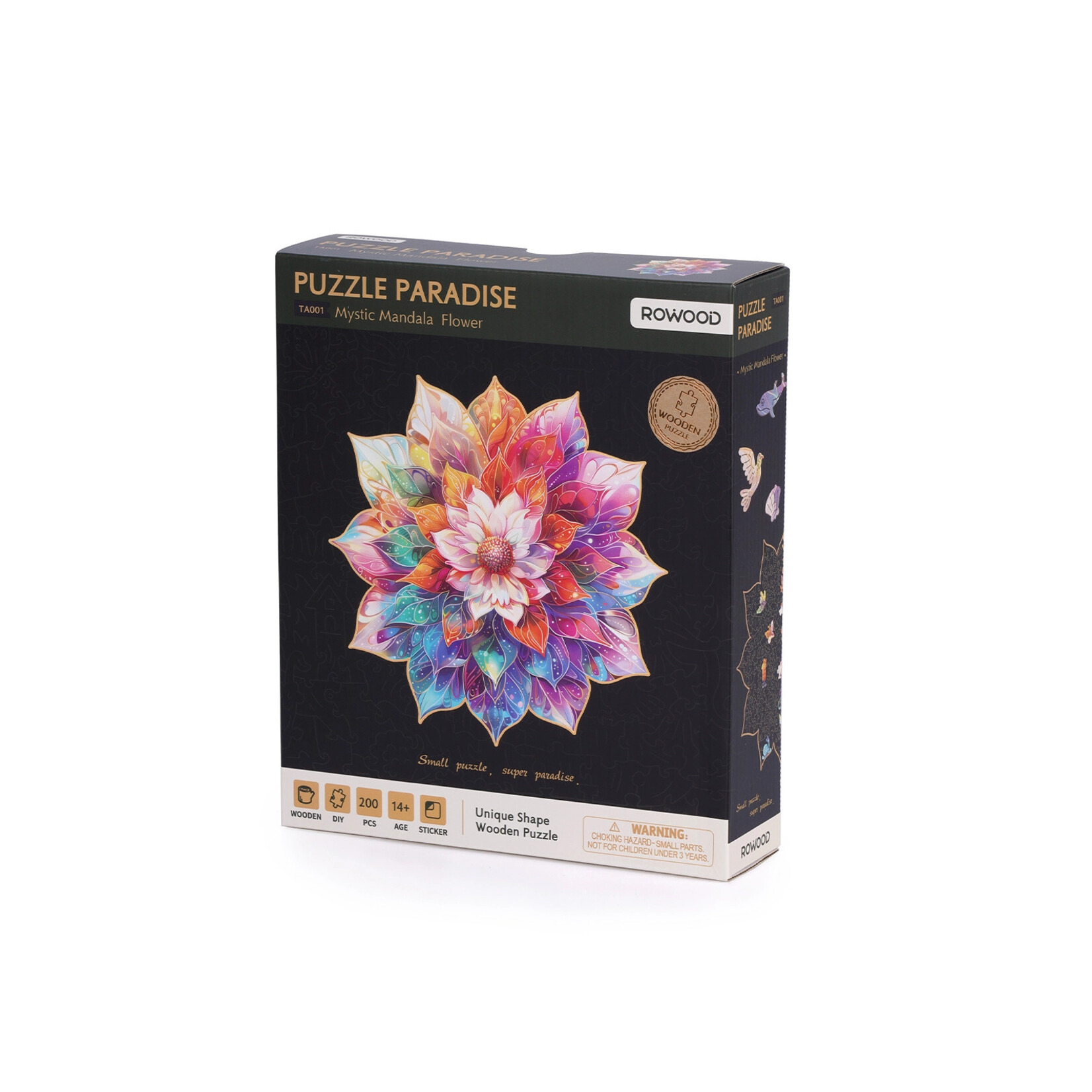 Robotime Mystic Mandala Flower Wooden Puzzle (200pc)