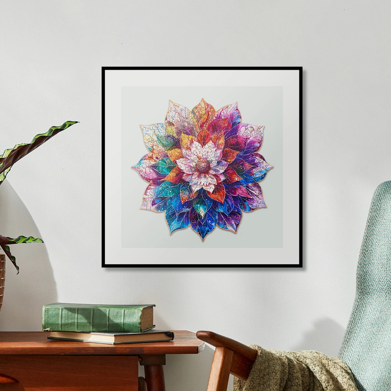 Robotime Mystic Mandala Flower Wooden Puzzle (200pc)