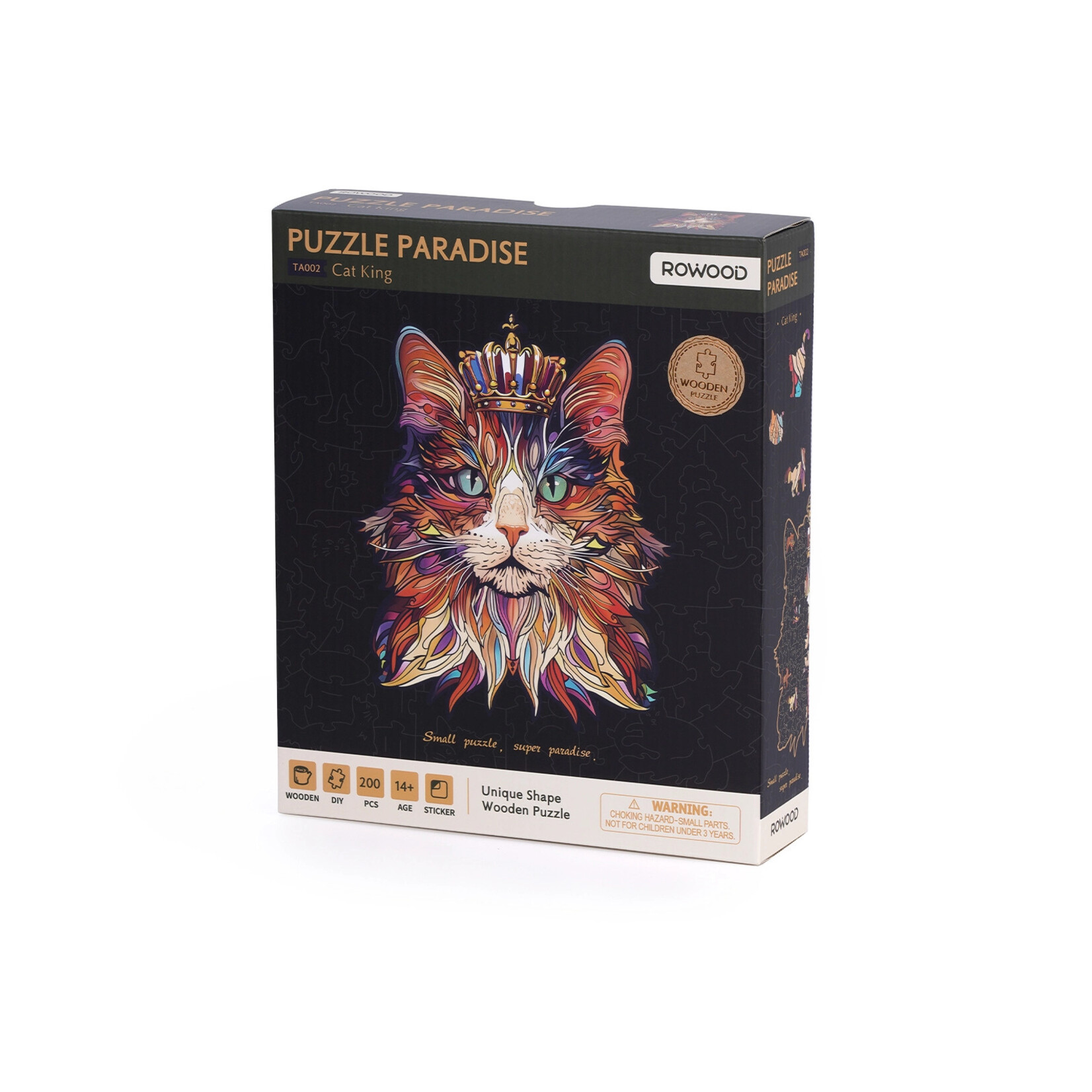 Robotime Cat King Wooden Puzzle (200pc)