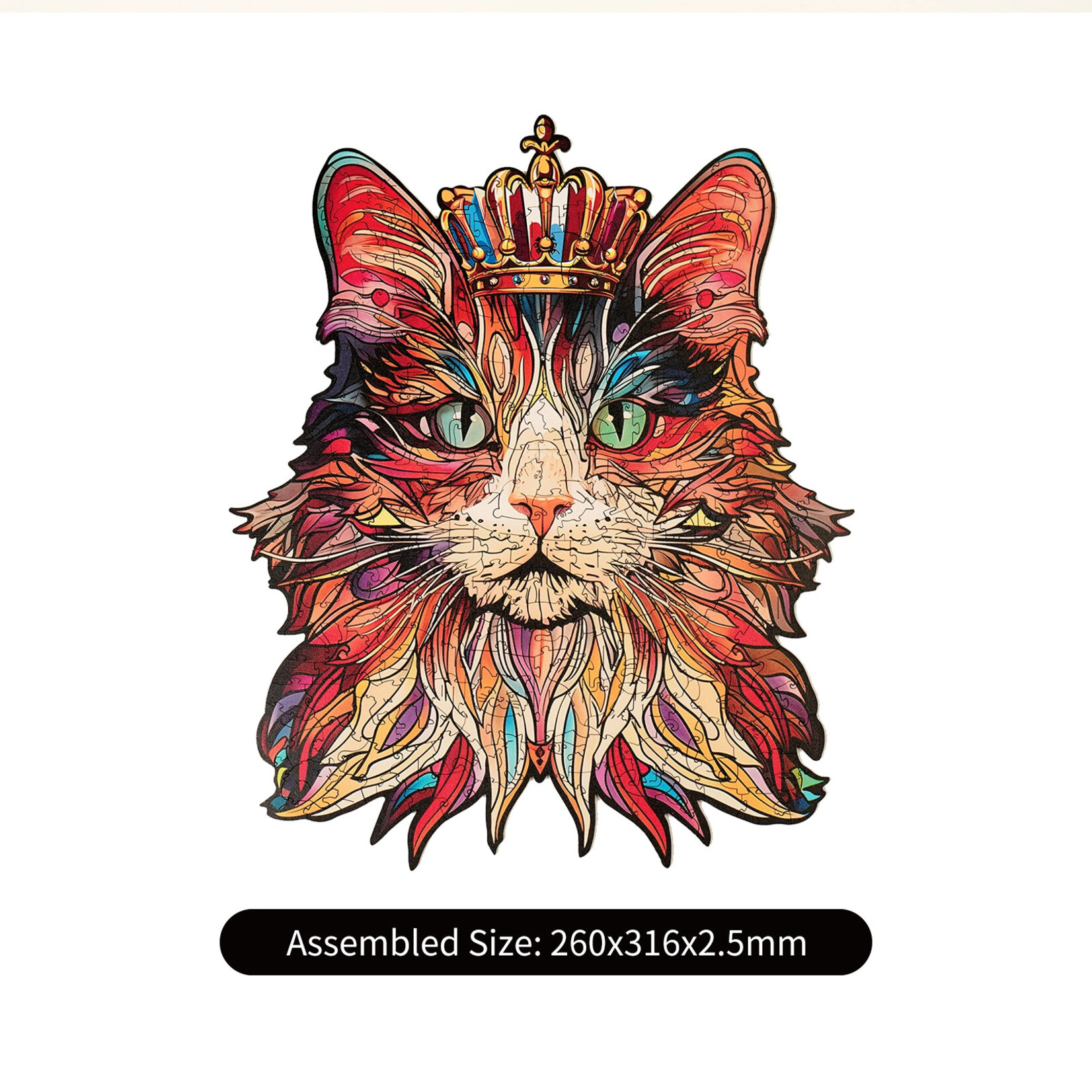 Robotime Cat King Wooden Puzzle (200pc)