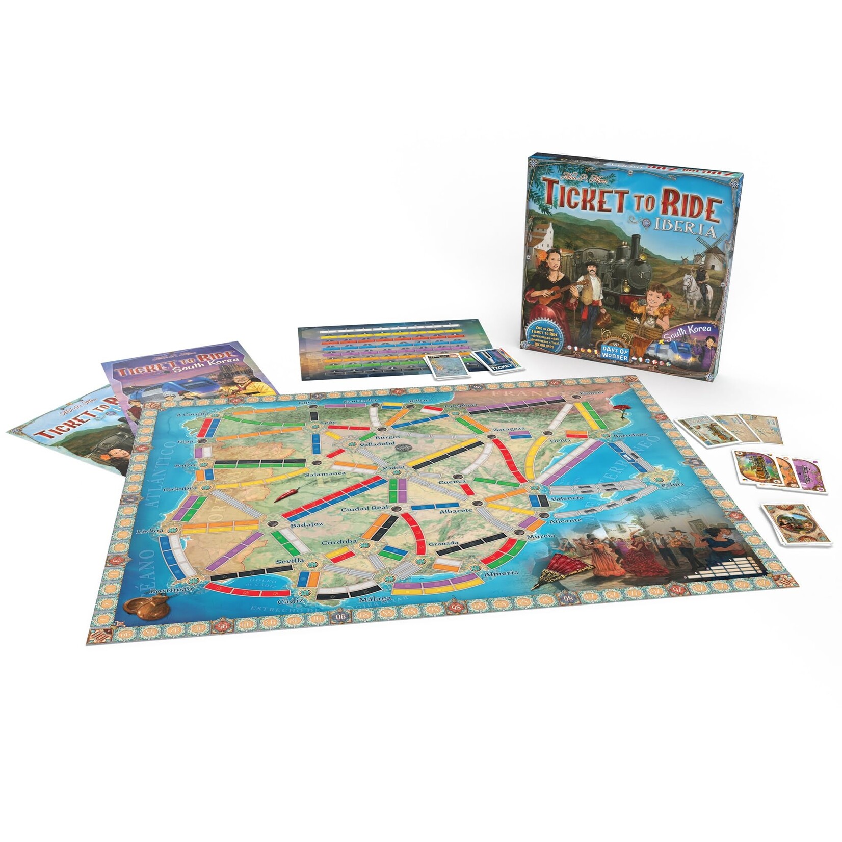 Days of Wonder Ticket to Ride: Iberia & South Korea
