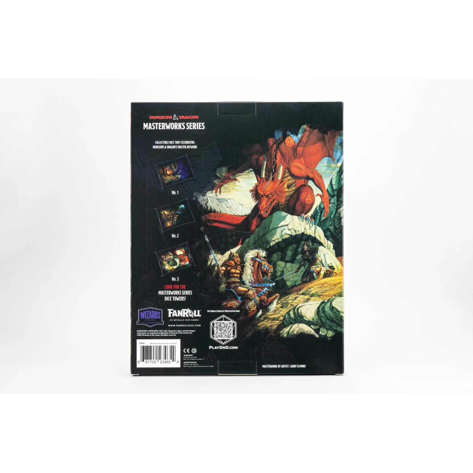 Fanroll by Metallic Dice Games Larry Elmore - D&D Masterworks Series Dice Tray