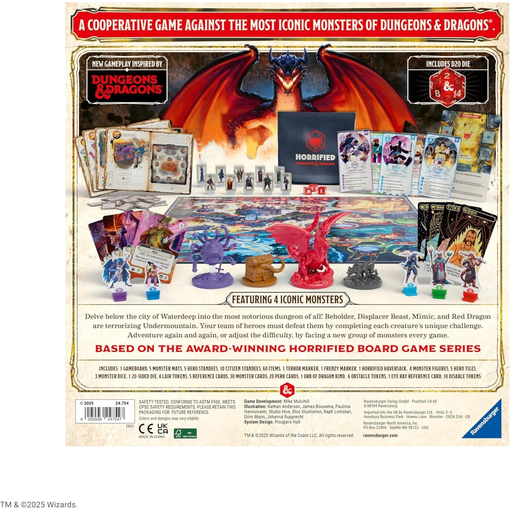 Ravensburger Horrified: Dungeons & Dragons