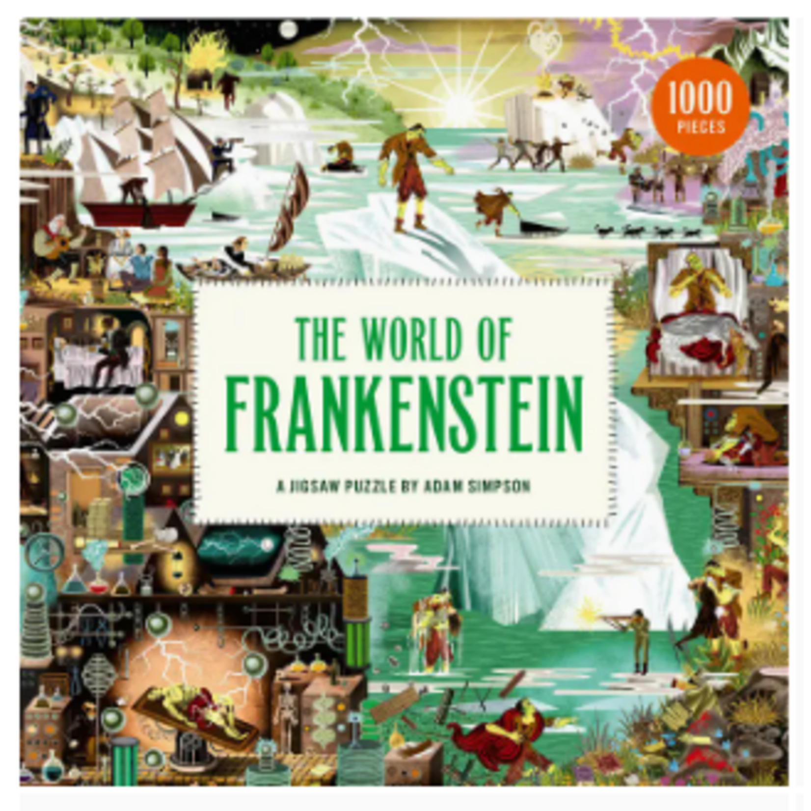 Chronicle Books The World of Frankenstein 1000pc