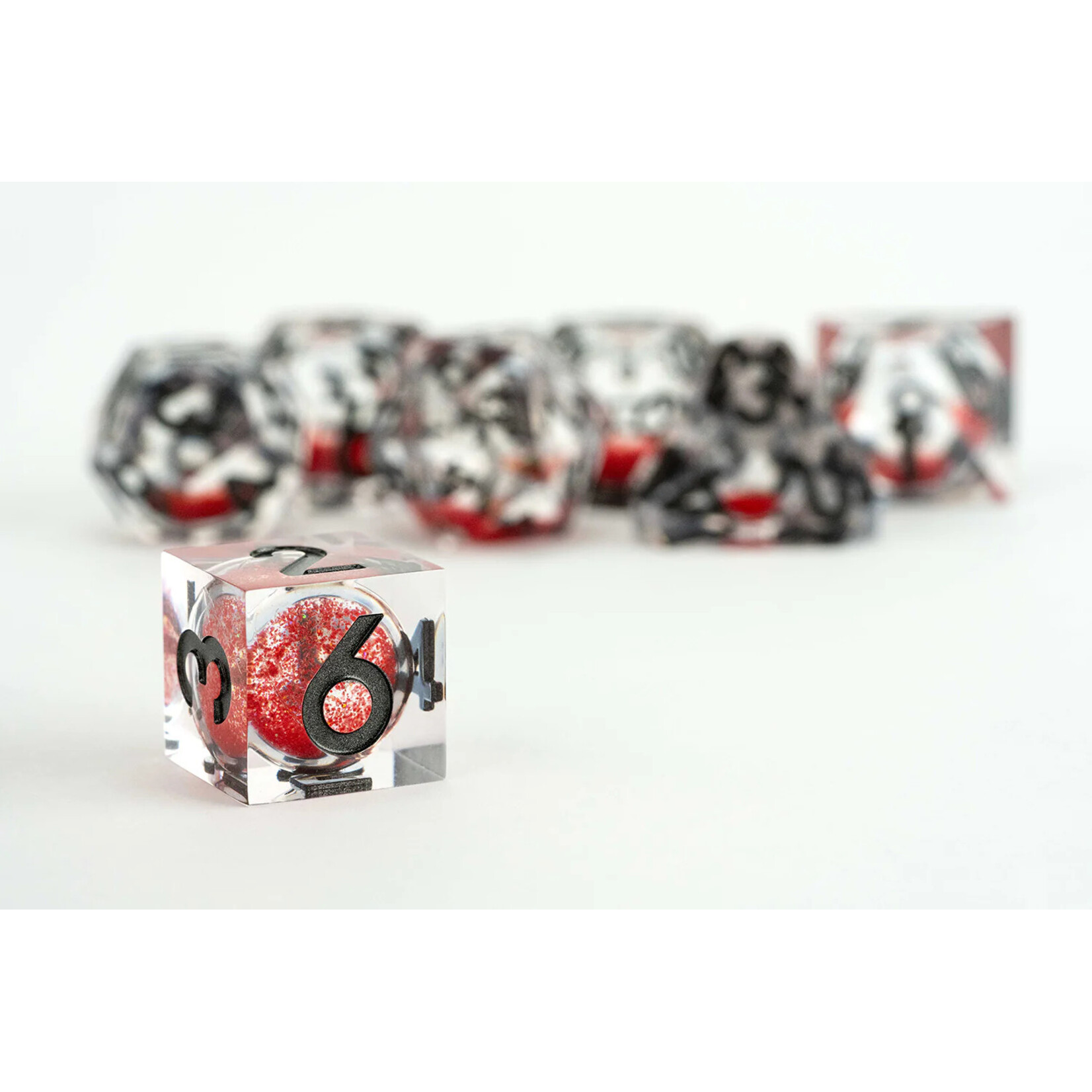 Fanroll by Metallic Dice Games Dungeons & Dragons Liquid Core Dice Set