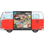 EuroGraphics Puzzles VW Bus - Road Trips Shaped Tin 550pc