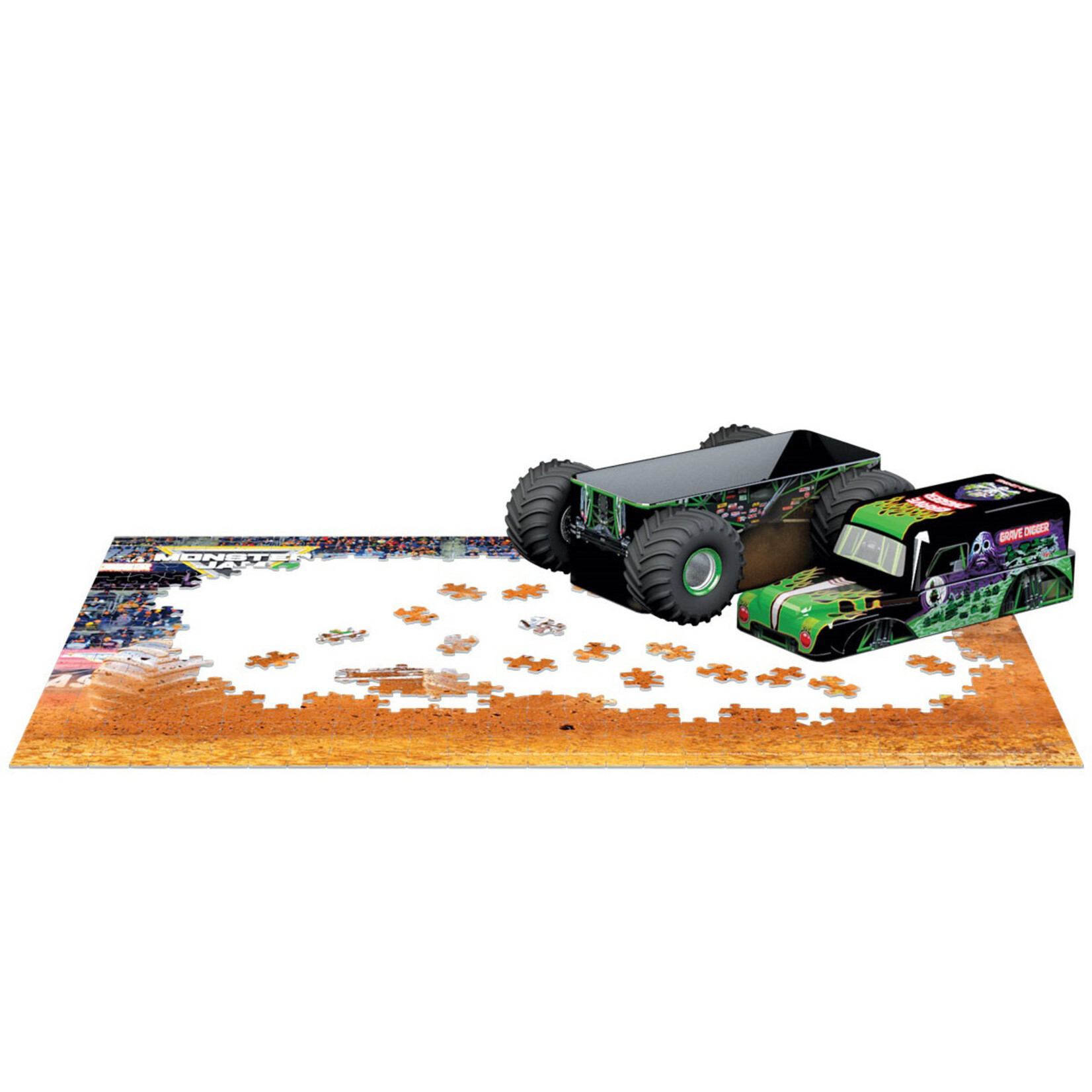 EuroGraphics Puzzles Monster Jam - Grave Digger Tin 550pc