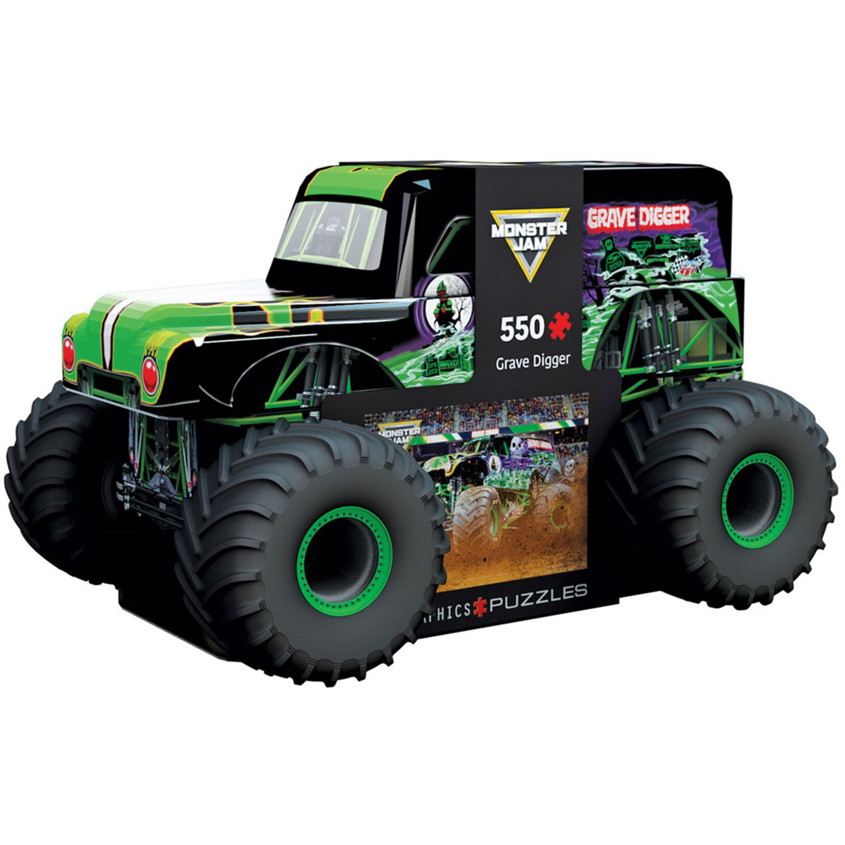 EuroGraphics Puzzles Monster Jam - Grave Digger Tin 550pc
