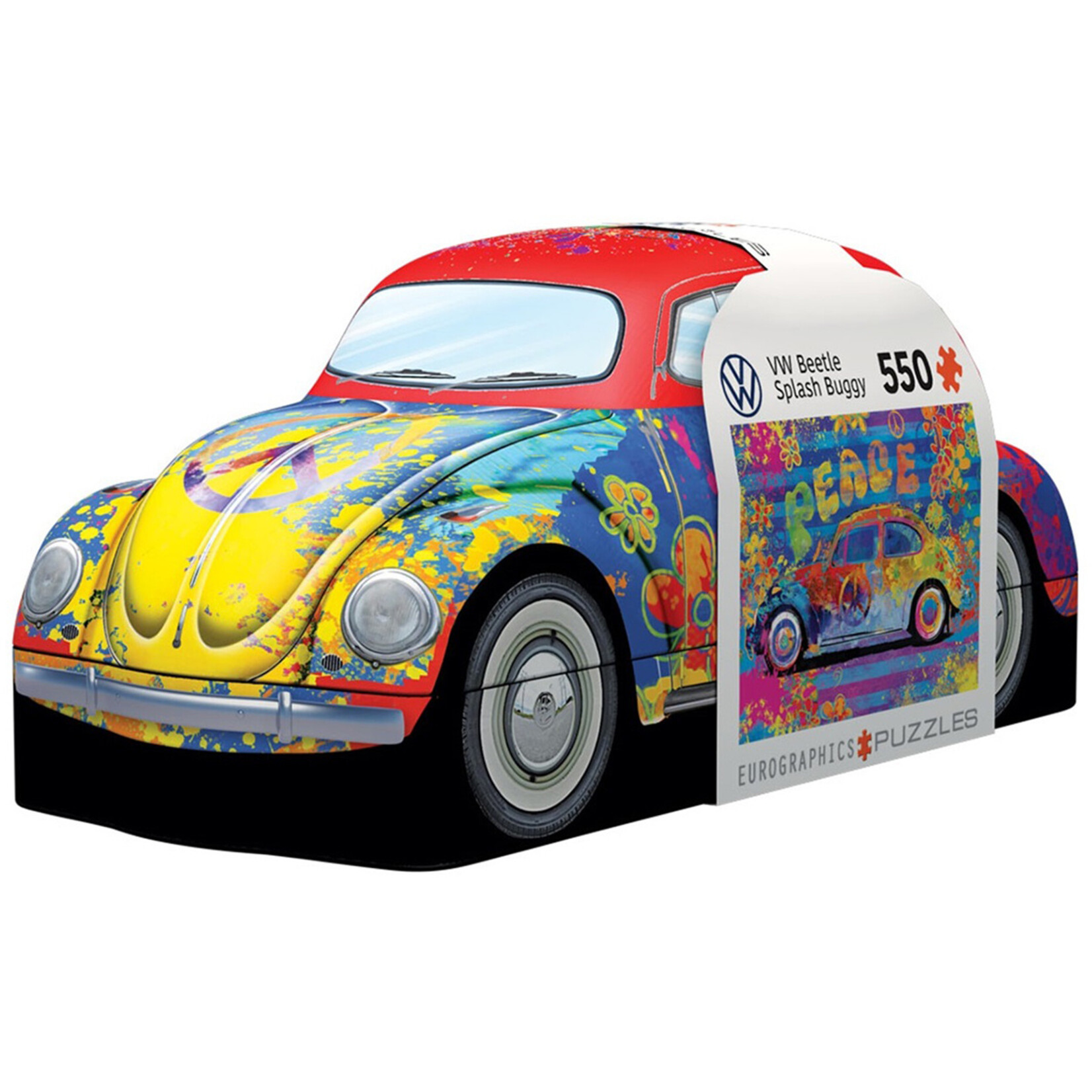 EuroGraphics Puzzles VW Beetle Splash Tin 550pc