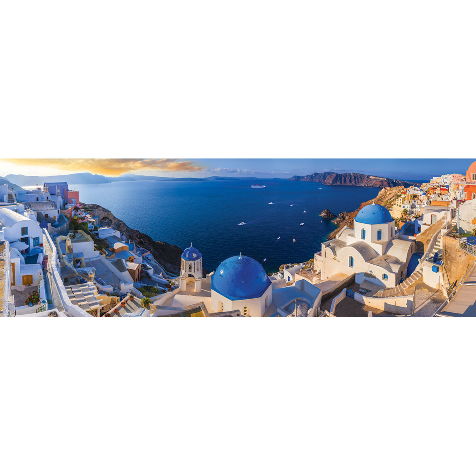 EuroGraphics Puzzles Santorini, Greece Panoramic 1000 pc