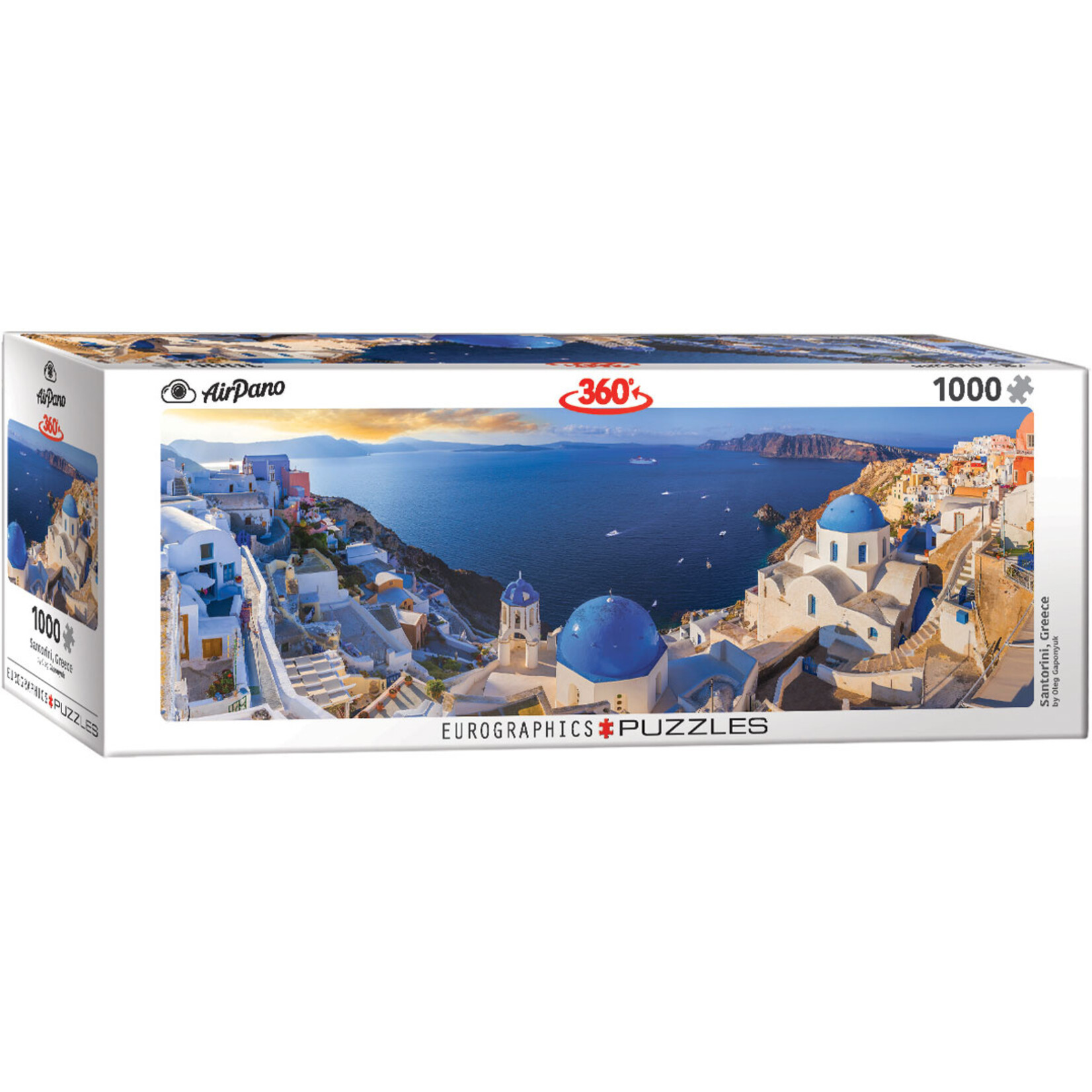 EuroGraphics Puzzles Santorini, Greece Panoramic 1000 pc